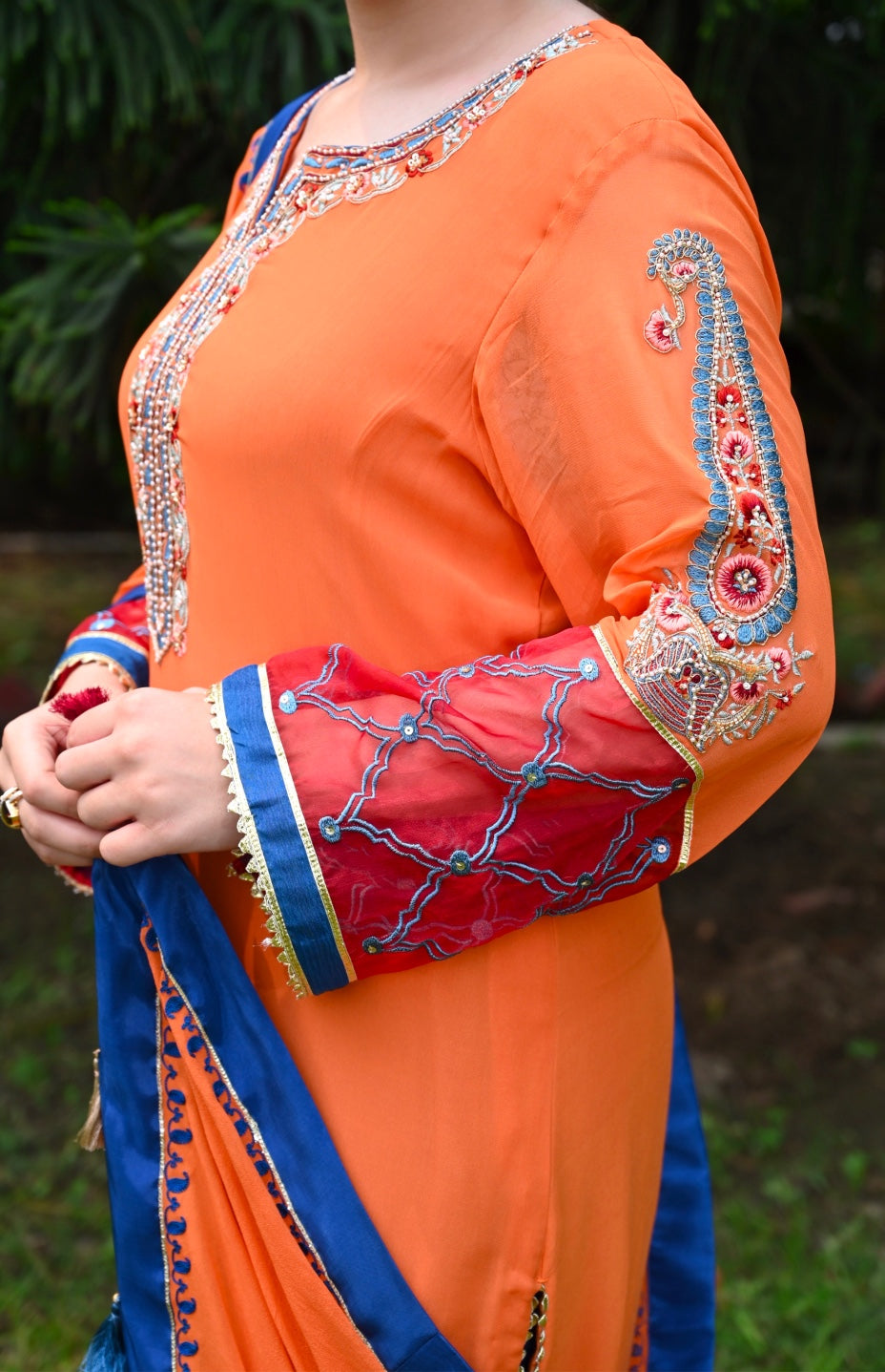 Paisley Motifs Georgette Suit