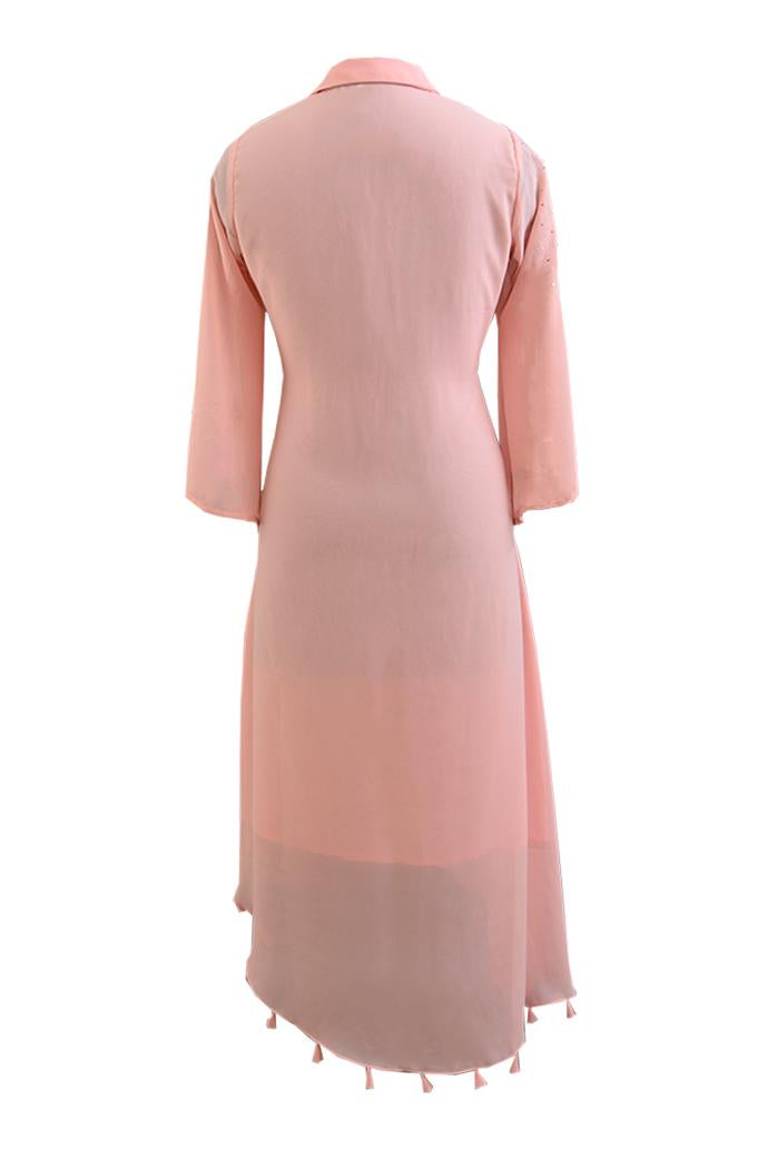 Asymmetric Georgette Kurta