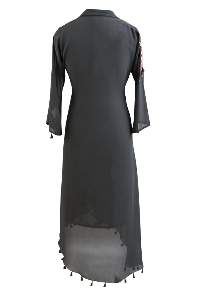 Asymmetric Georgette Kurta