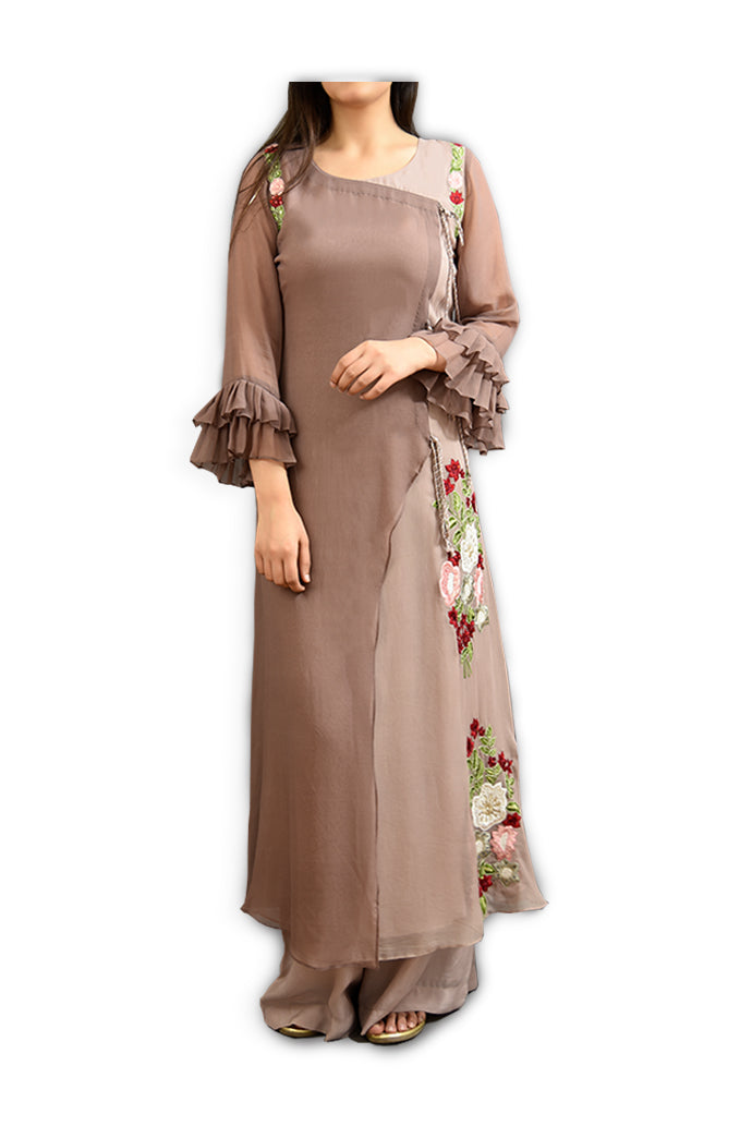 Dual Tone Angrakha Kurta