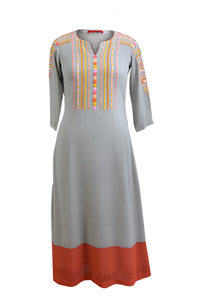 A-Line Georgette Kurta