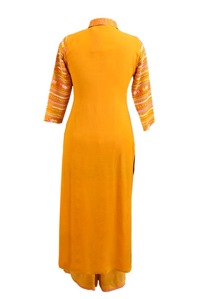 Georgette Kurta with Palazzo