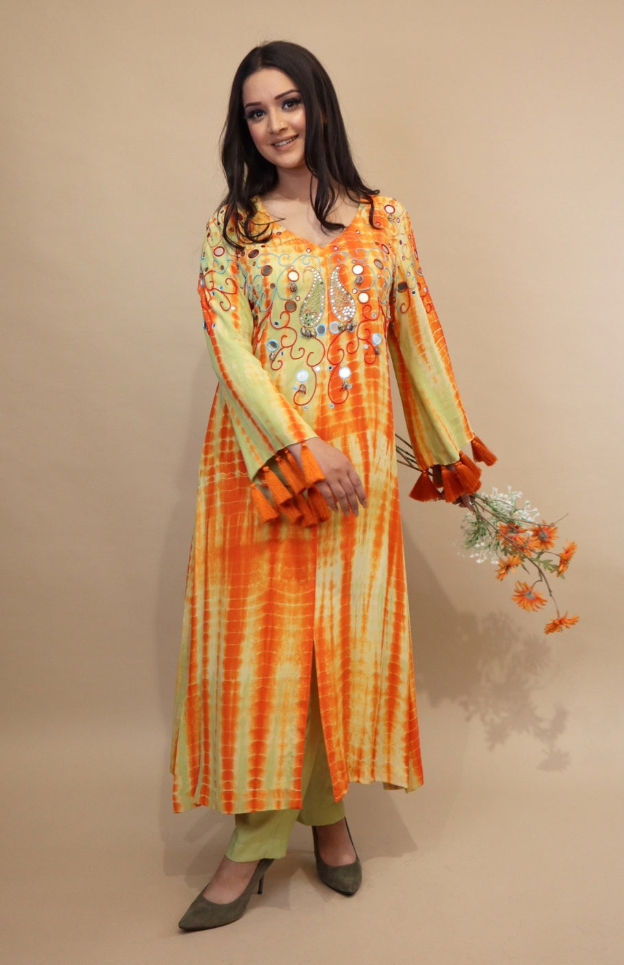 Tie & Dye Kurta Set