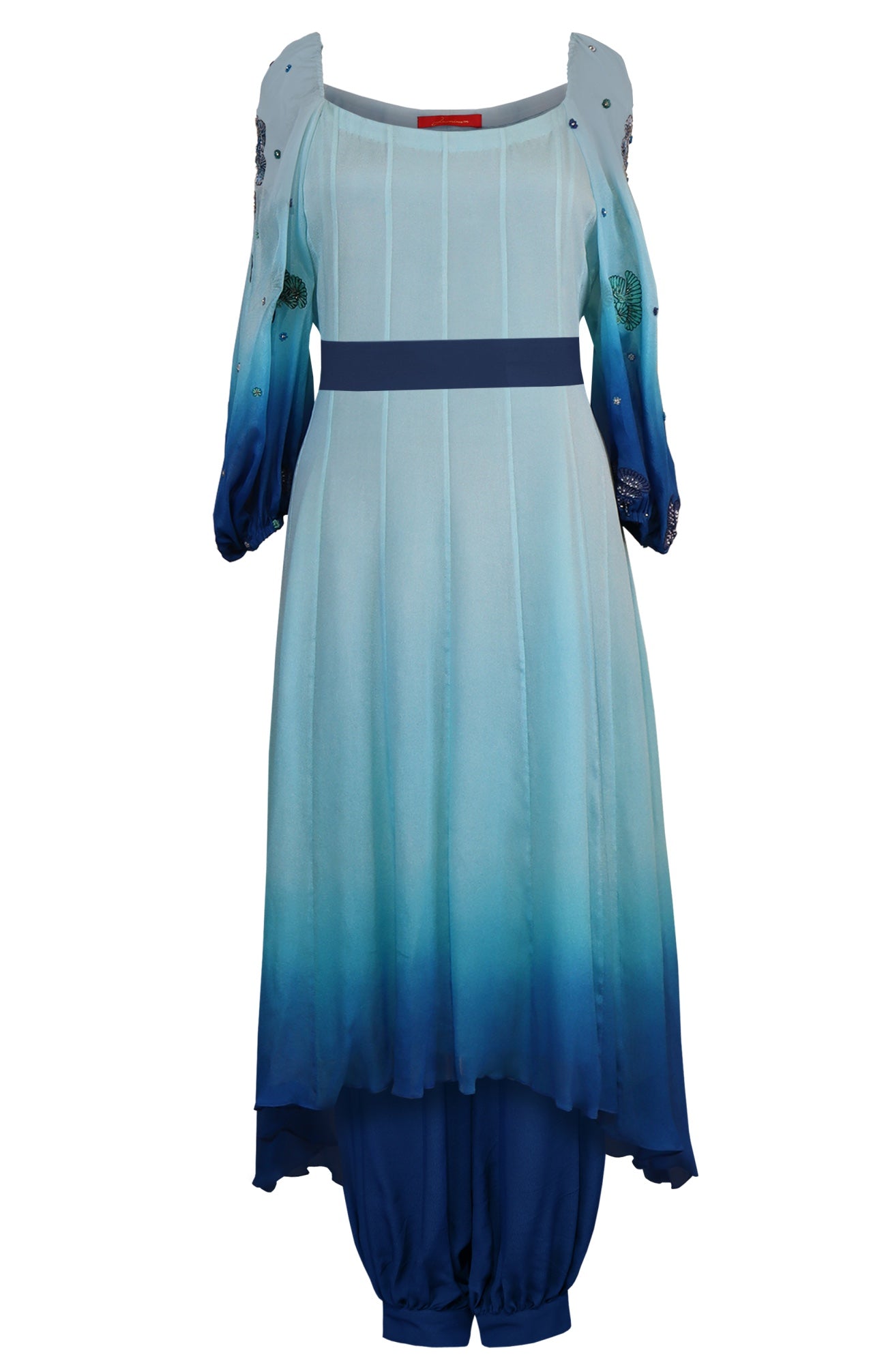 Ombré Asymmetric Dress