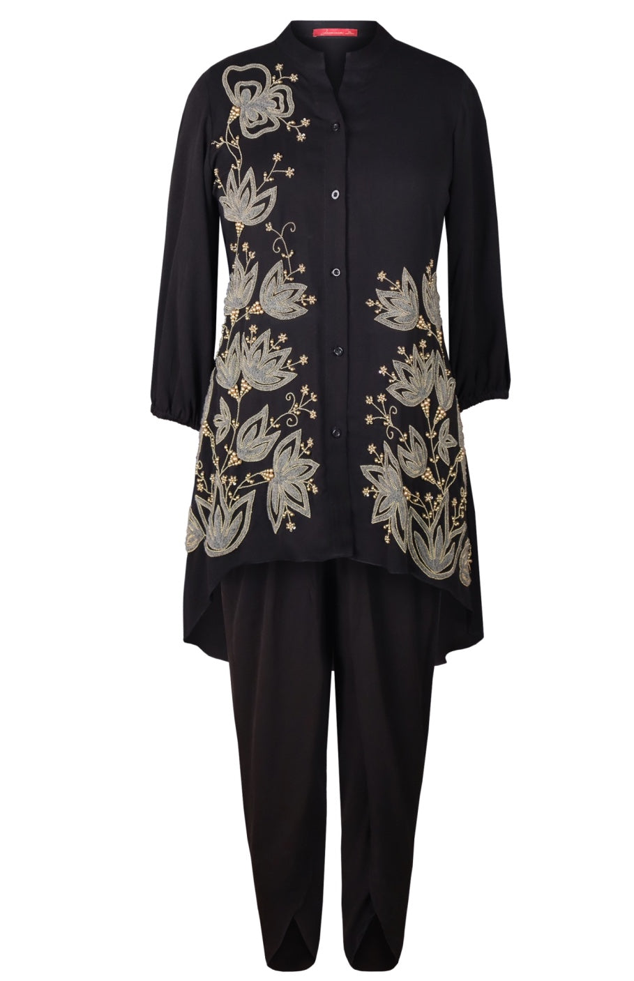 Asymmetric Georgette Co-ord Set
