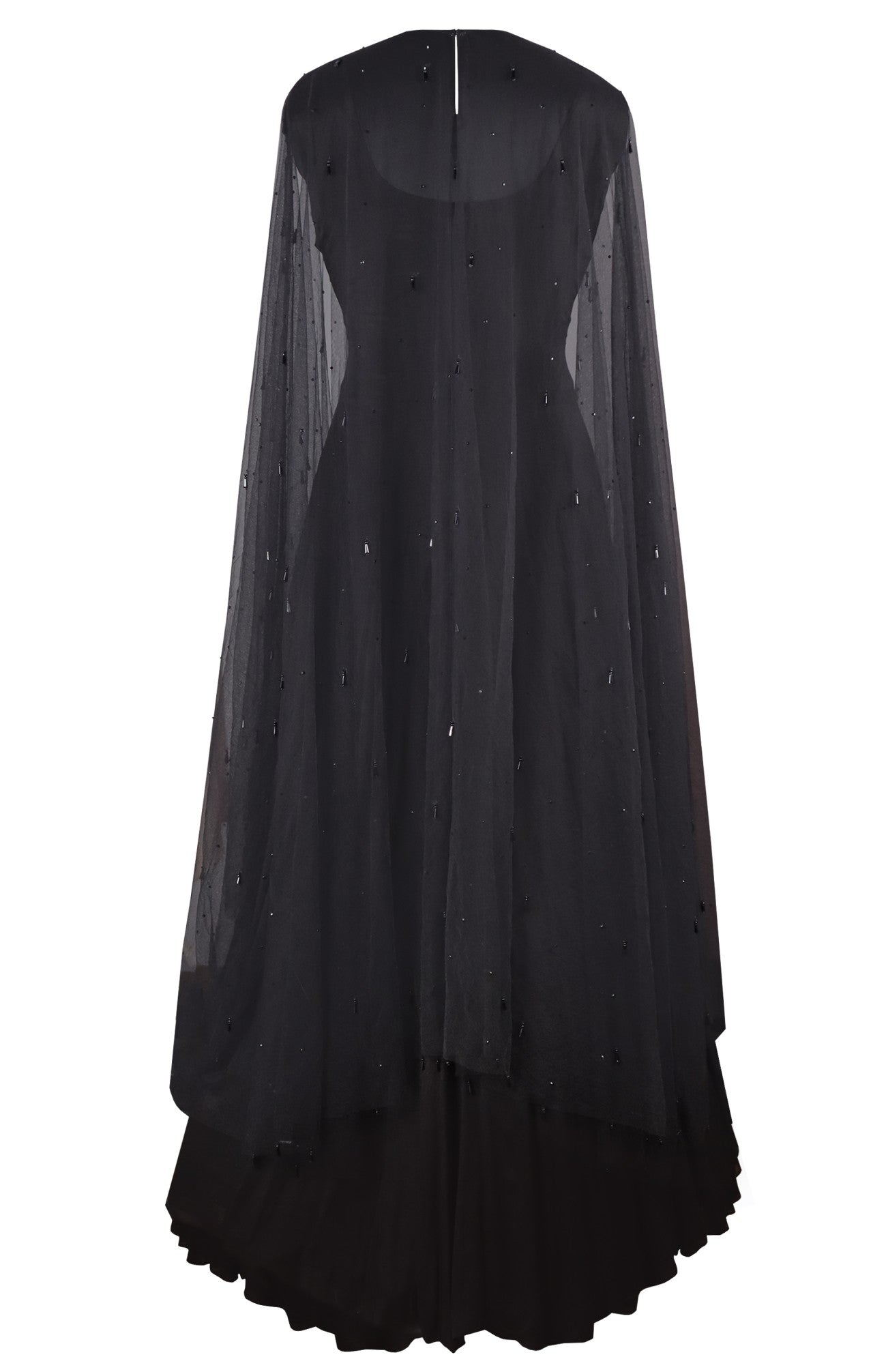 Black Gown With Cape
