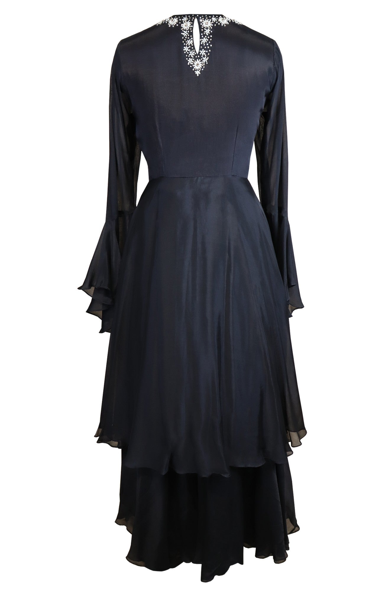 Black Kurta With Sharara Set