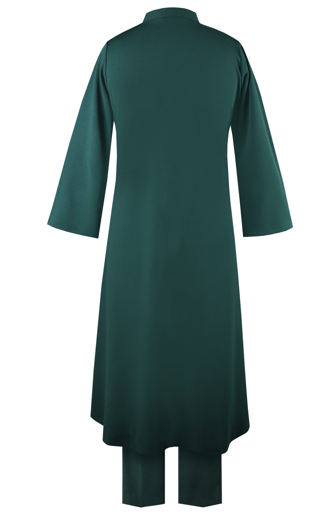 Bottle Green Grape Vine Embroidery Kurta Set