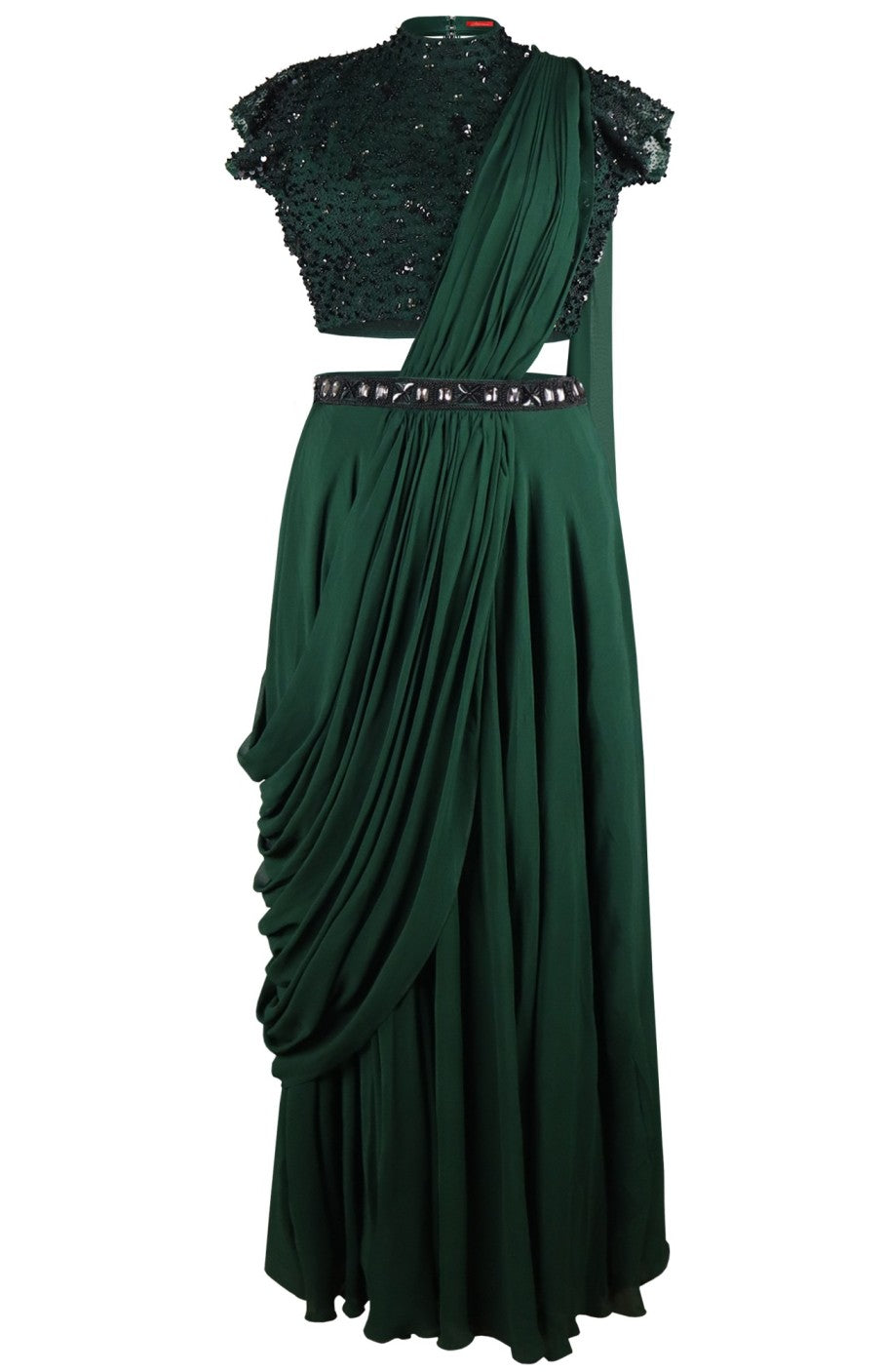 Draped Sharara Saree