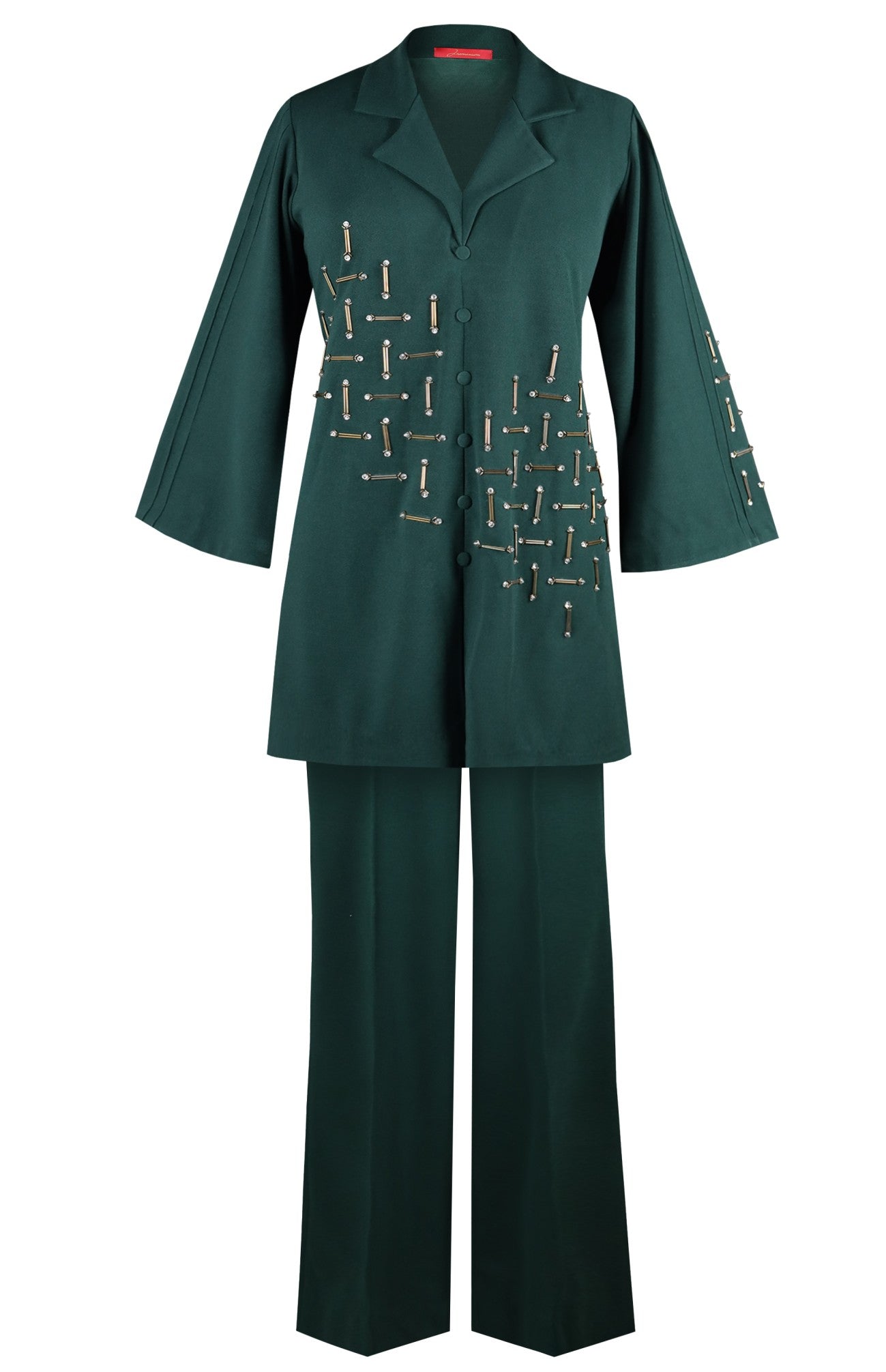 Winter Co-ord Set With Nalki Embroidery