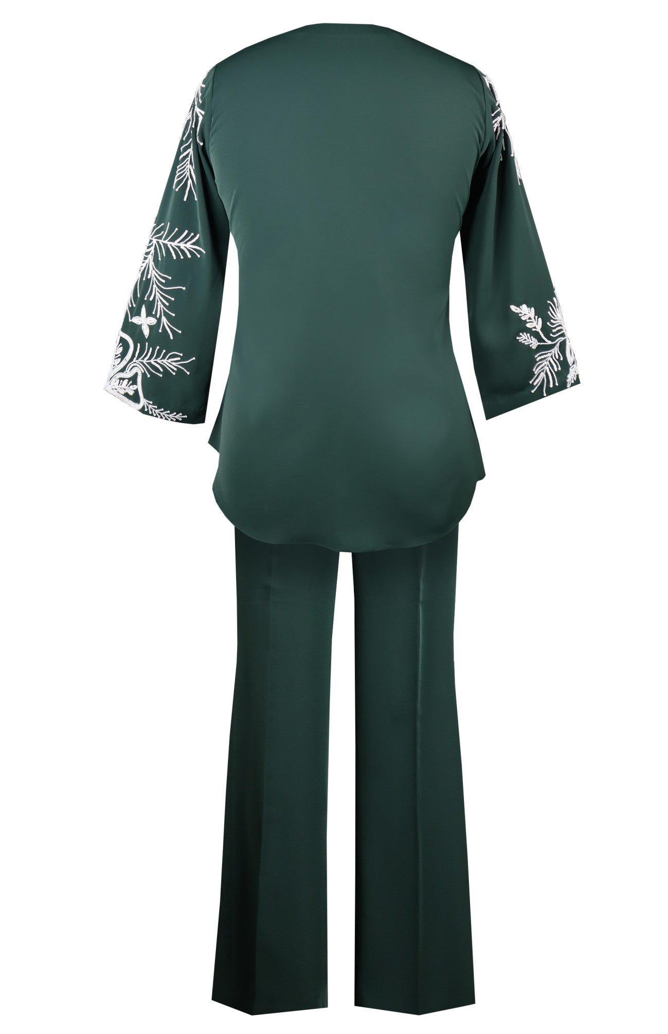 Needleleaf Embroidery Co-ord Set - GREEN