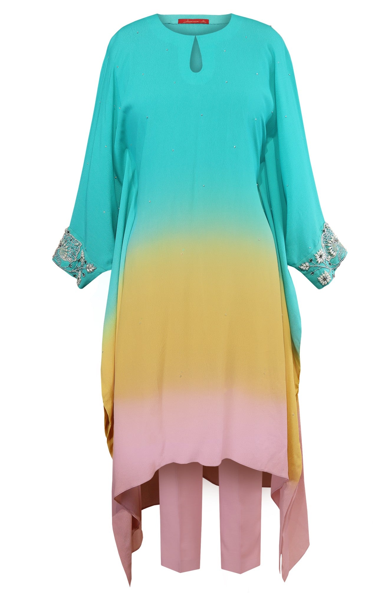 Bubblegum Ombré Kaftan Set