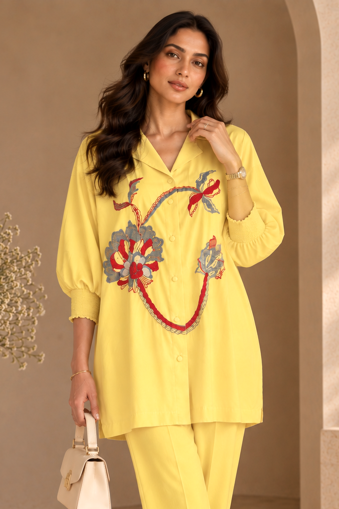 Hibiscus Batwing Top