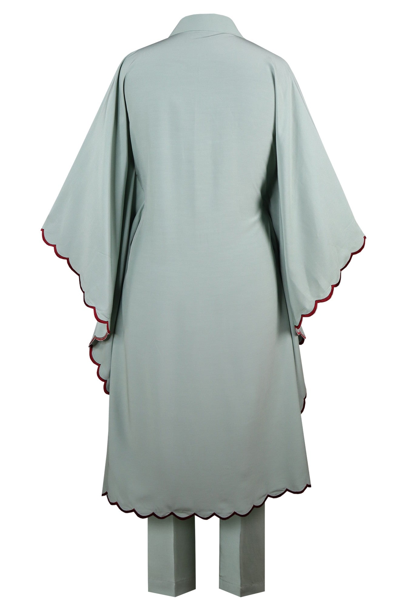 Butterflies Kaftan Set - SAGE GREEN