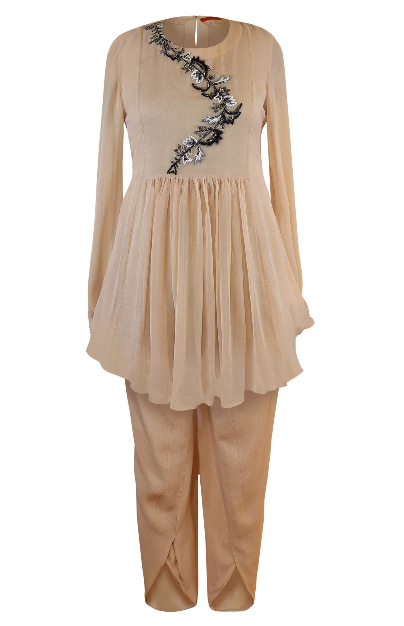 Short Shirt With Tulip Salwar