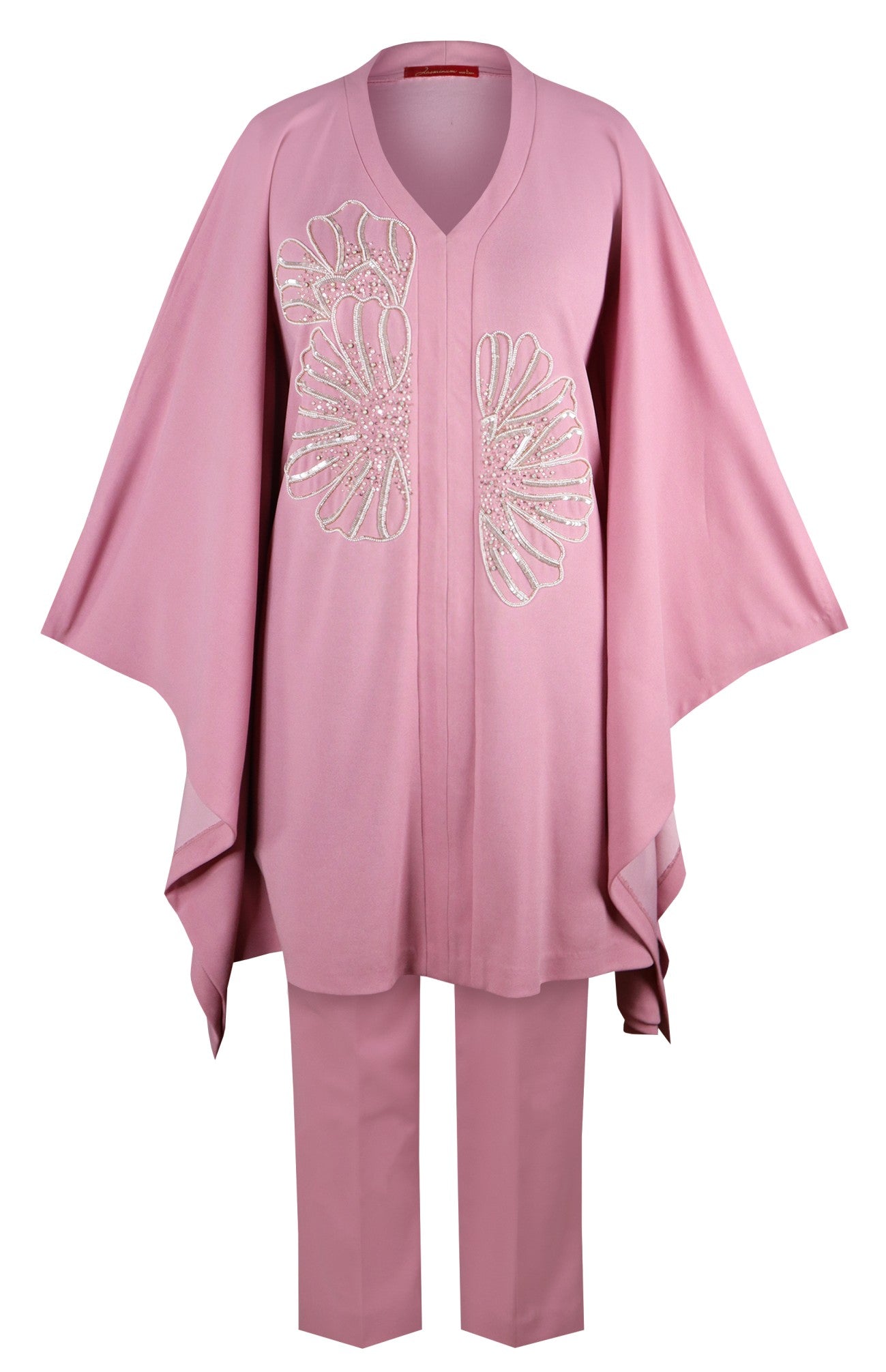 Daisy Poncho Co-ord Set - BABY PINK