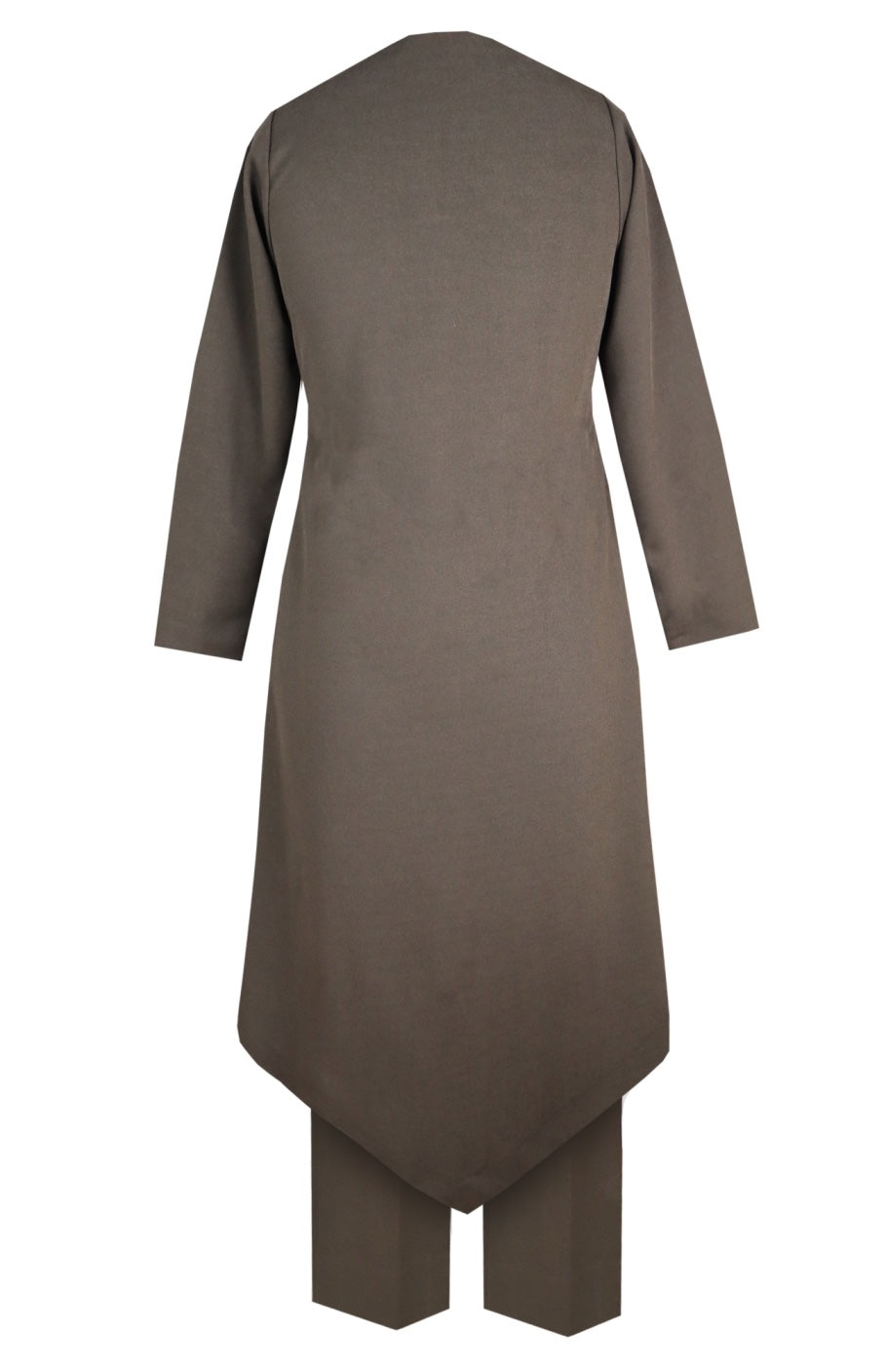 Daisy Colour Block Kurta Set - OLIVE