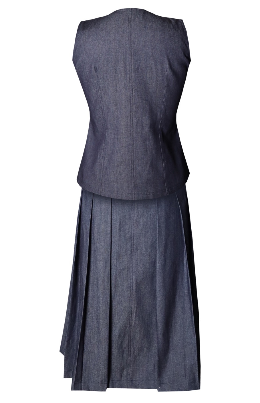 Denim Skirt Co-ord Set