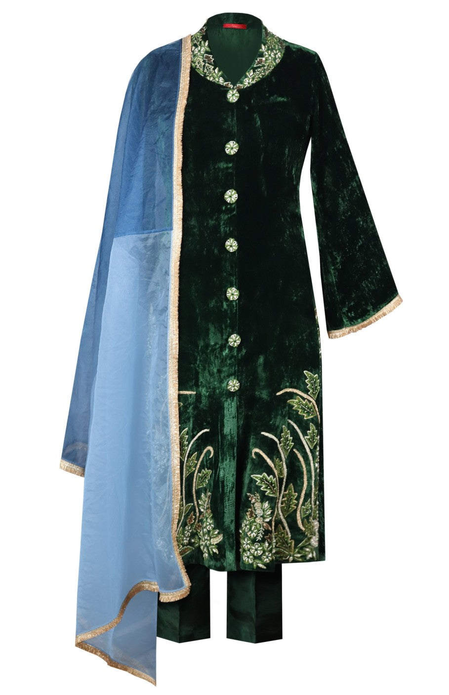 Velvet Suit With Shawl Collar