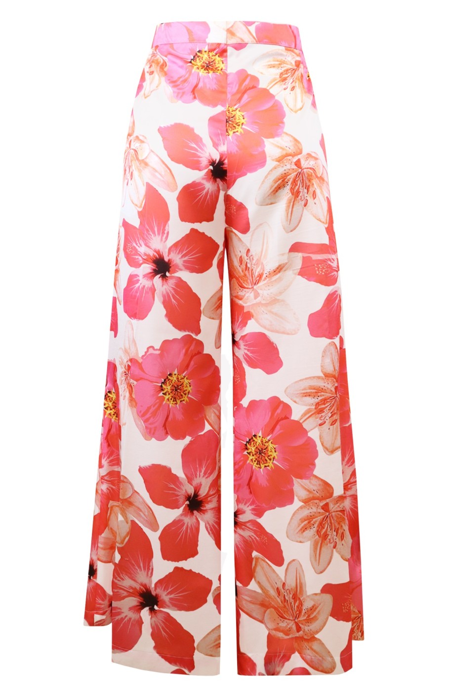 Floral Print Flared Pants