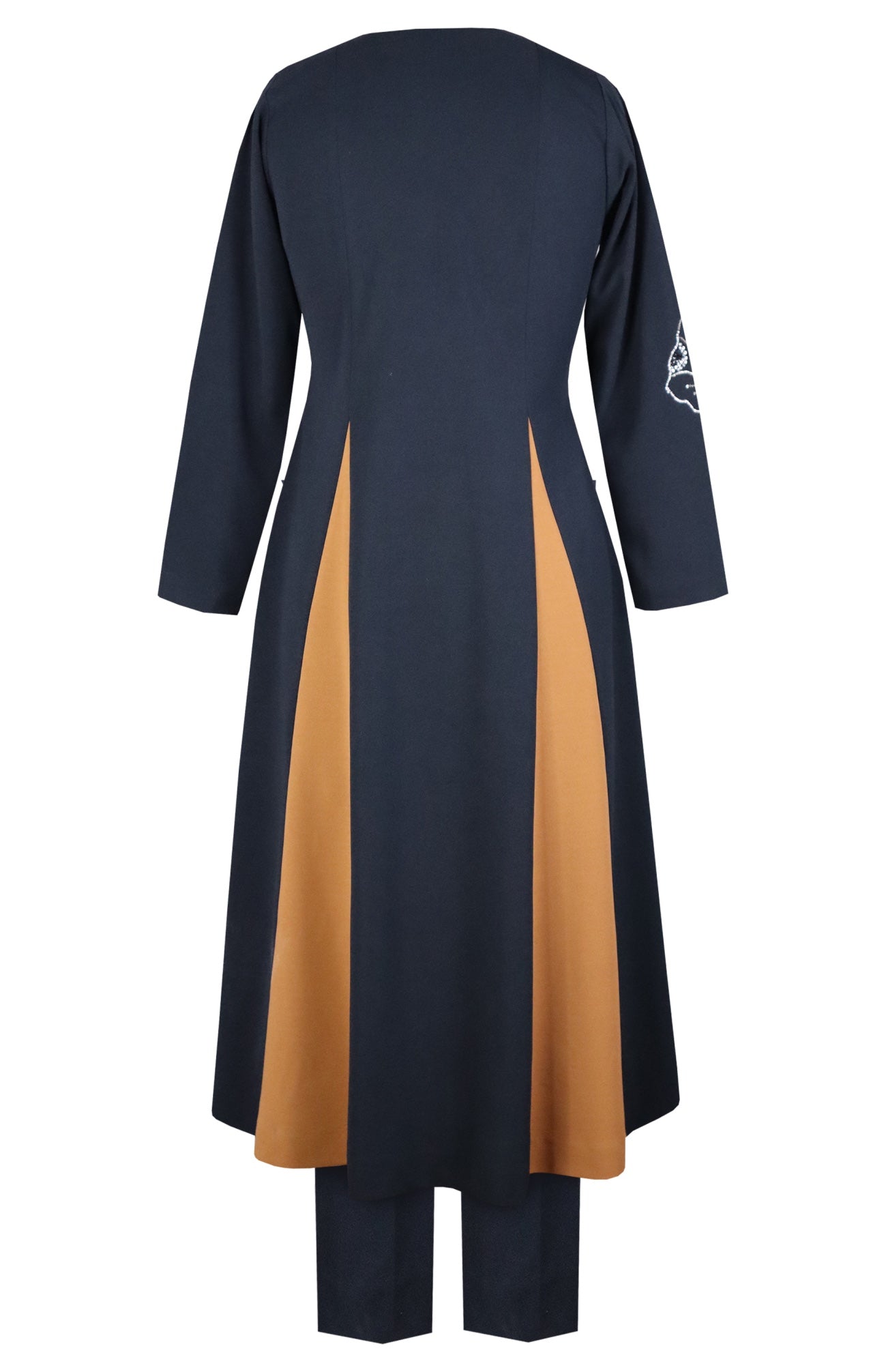 Glasswing Godets Kurta Set - NAVY