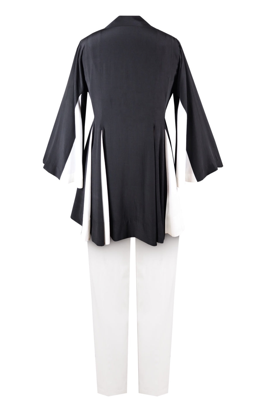 Godets Jacket Co-ord Set - BLACK/WHITE