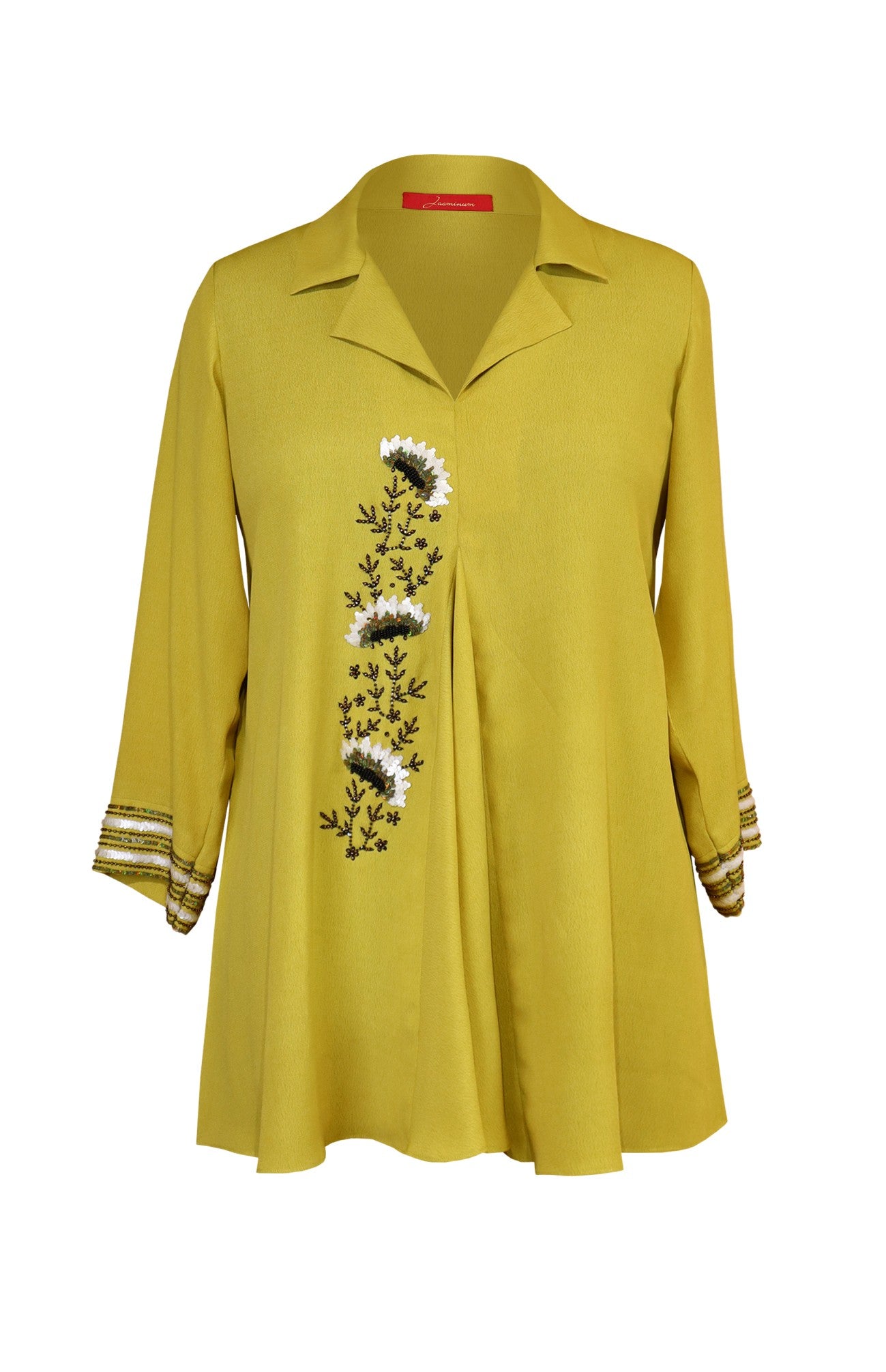 Sunflower Crepe Top