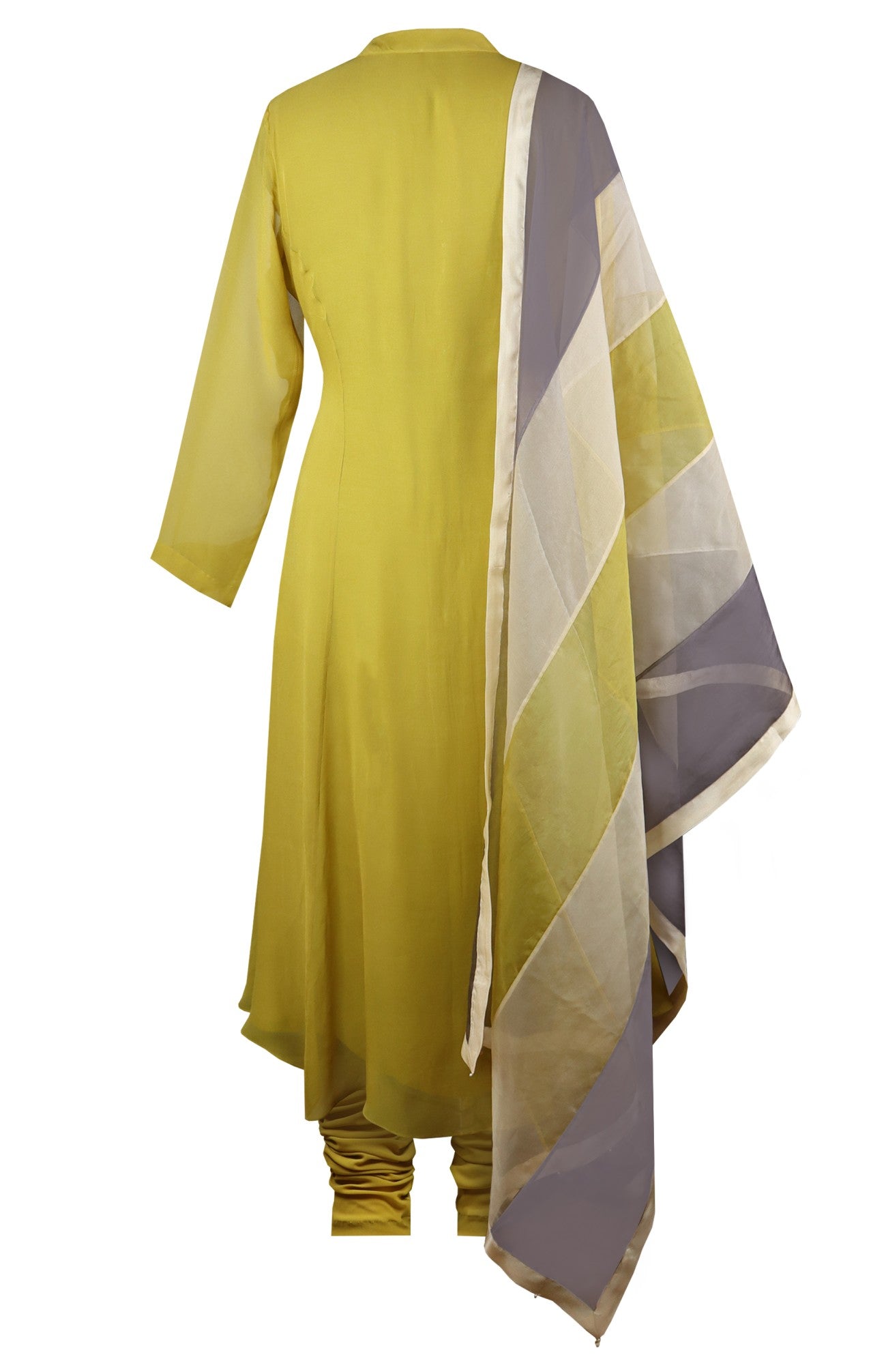 Sunflower Kalidar Suit - GOLDEN OLIVE
