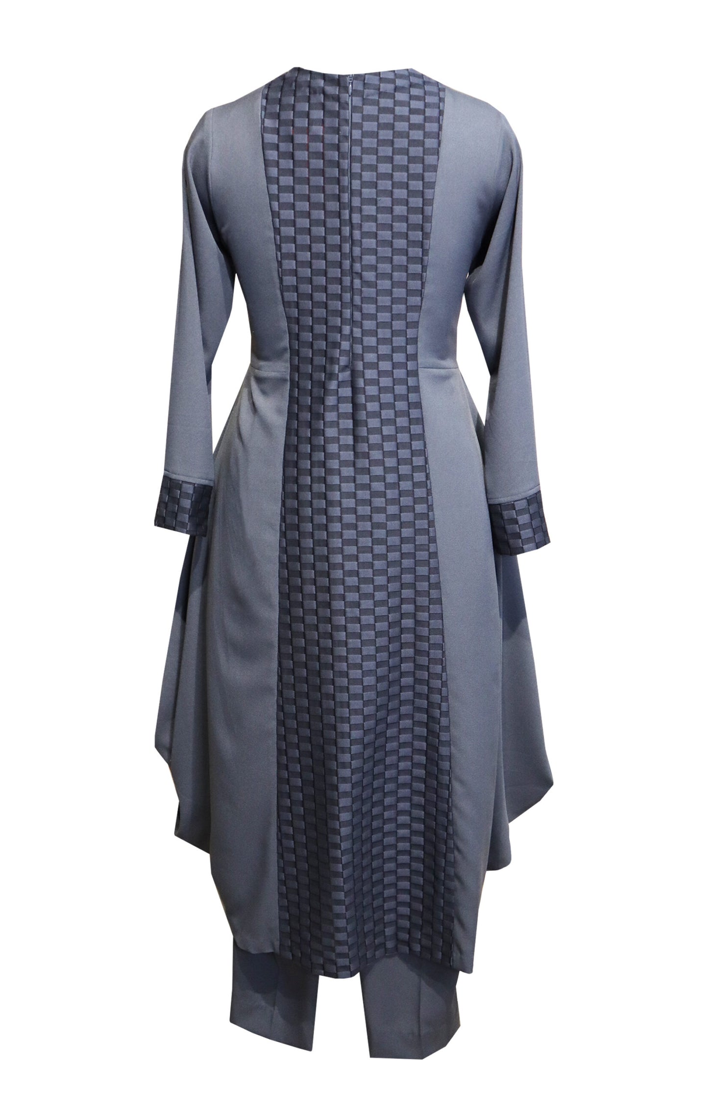Woolen Kurta Set With Side Cowls