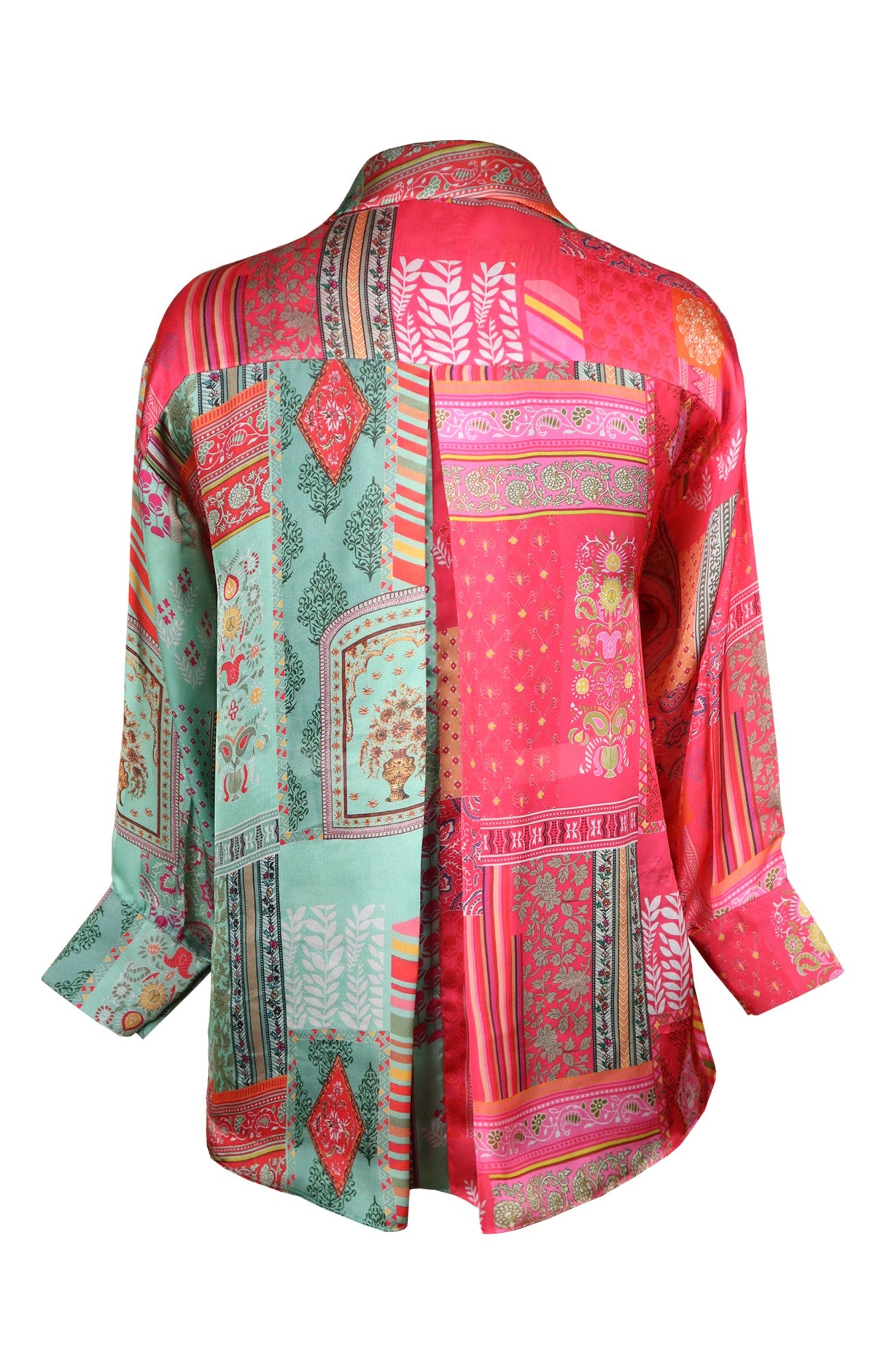 Half ‘N’ Half Printed Oversized Shirt