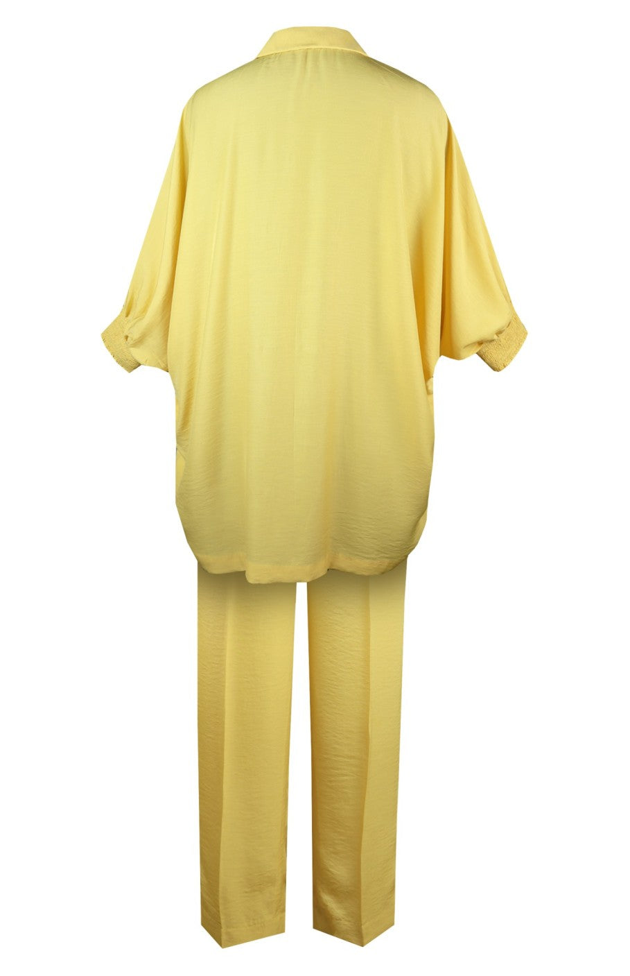 Hibiscus Batwing Co-ord Set - BUTTER YELLOW