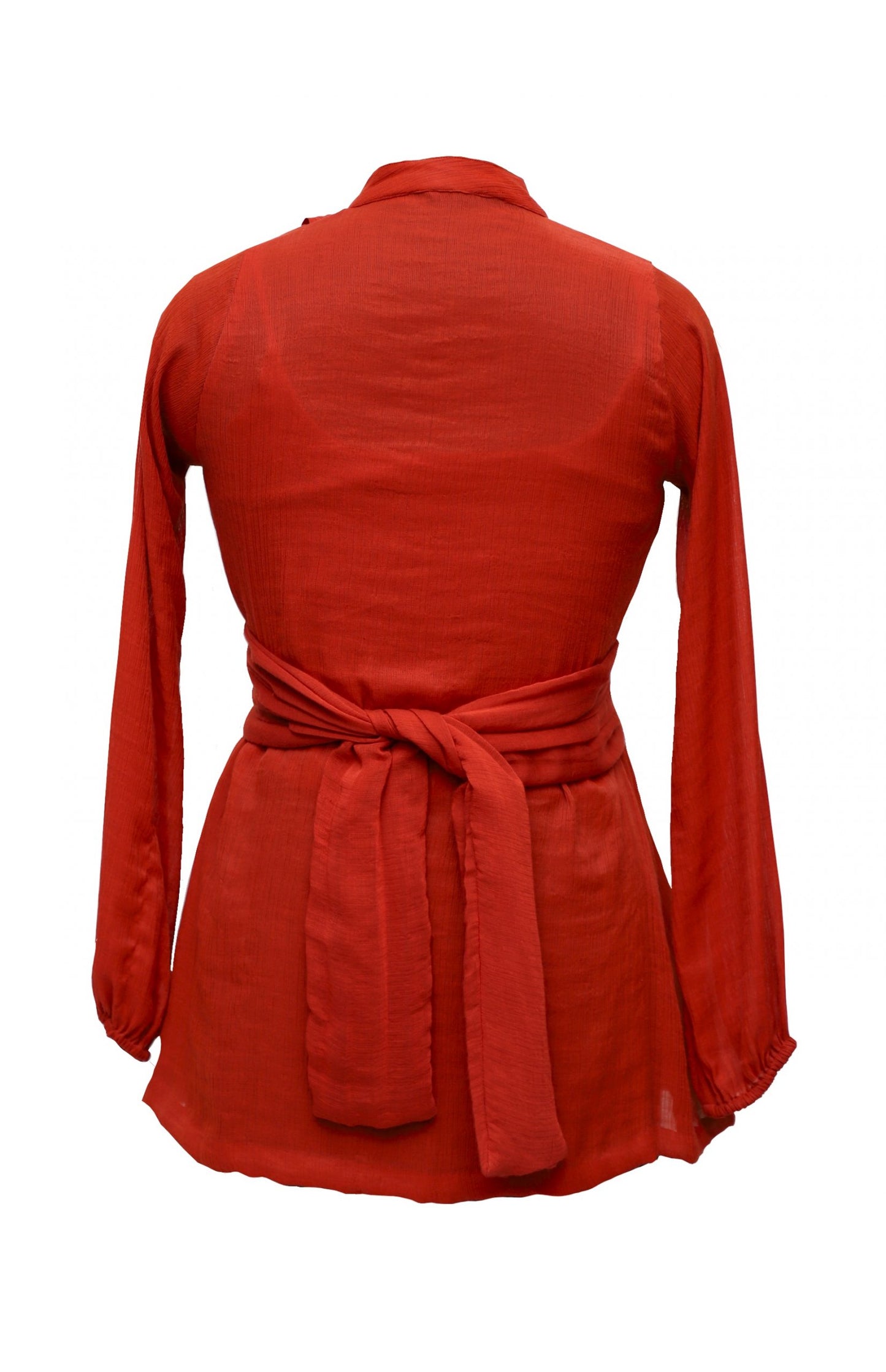 Rust Chiffon Co-ord Set