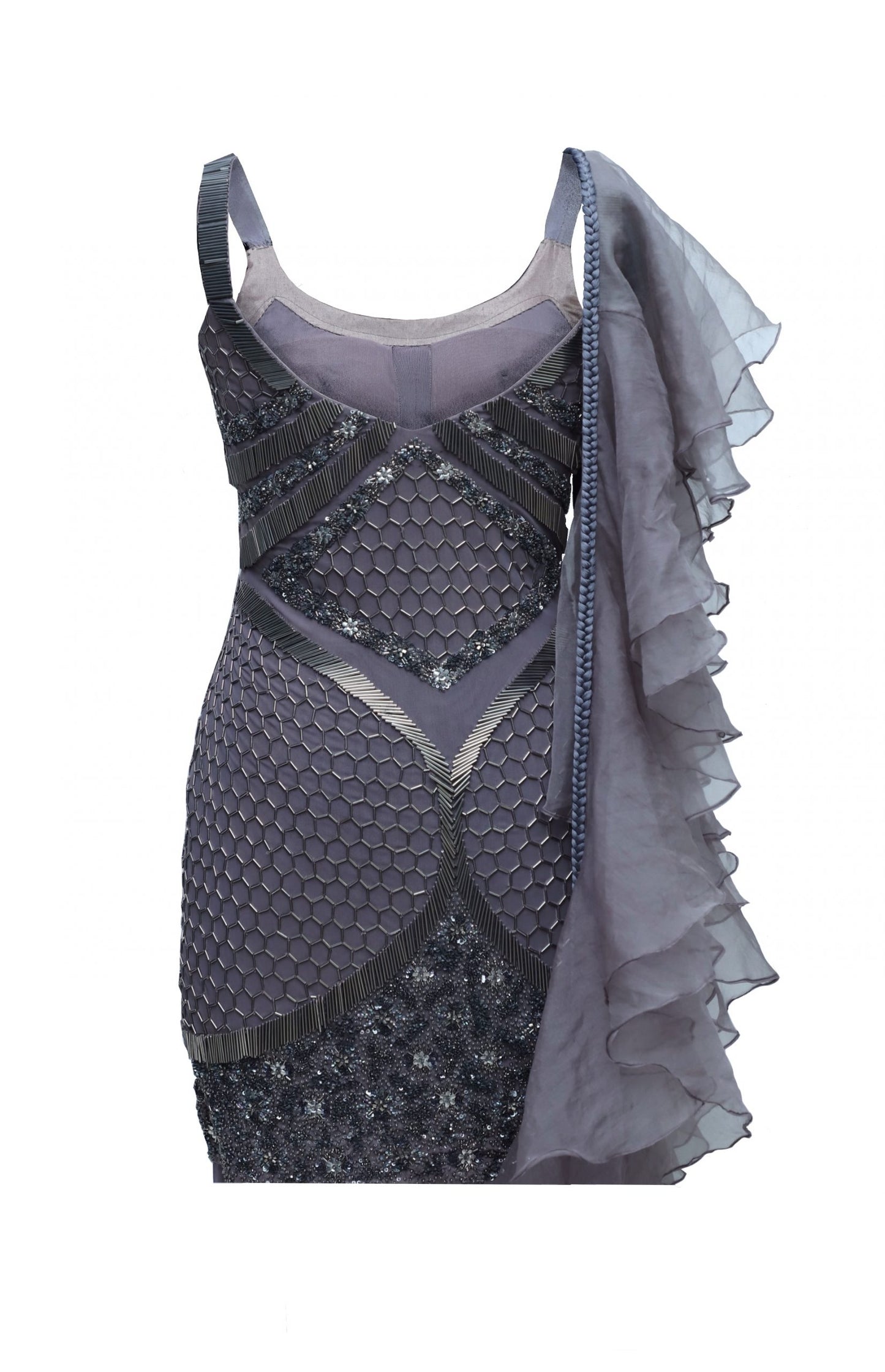 Honeycomb Short Shirt With Gharara