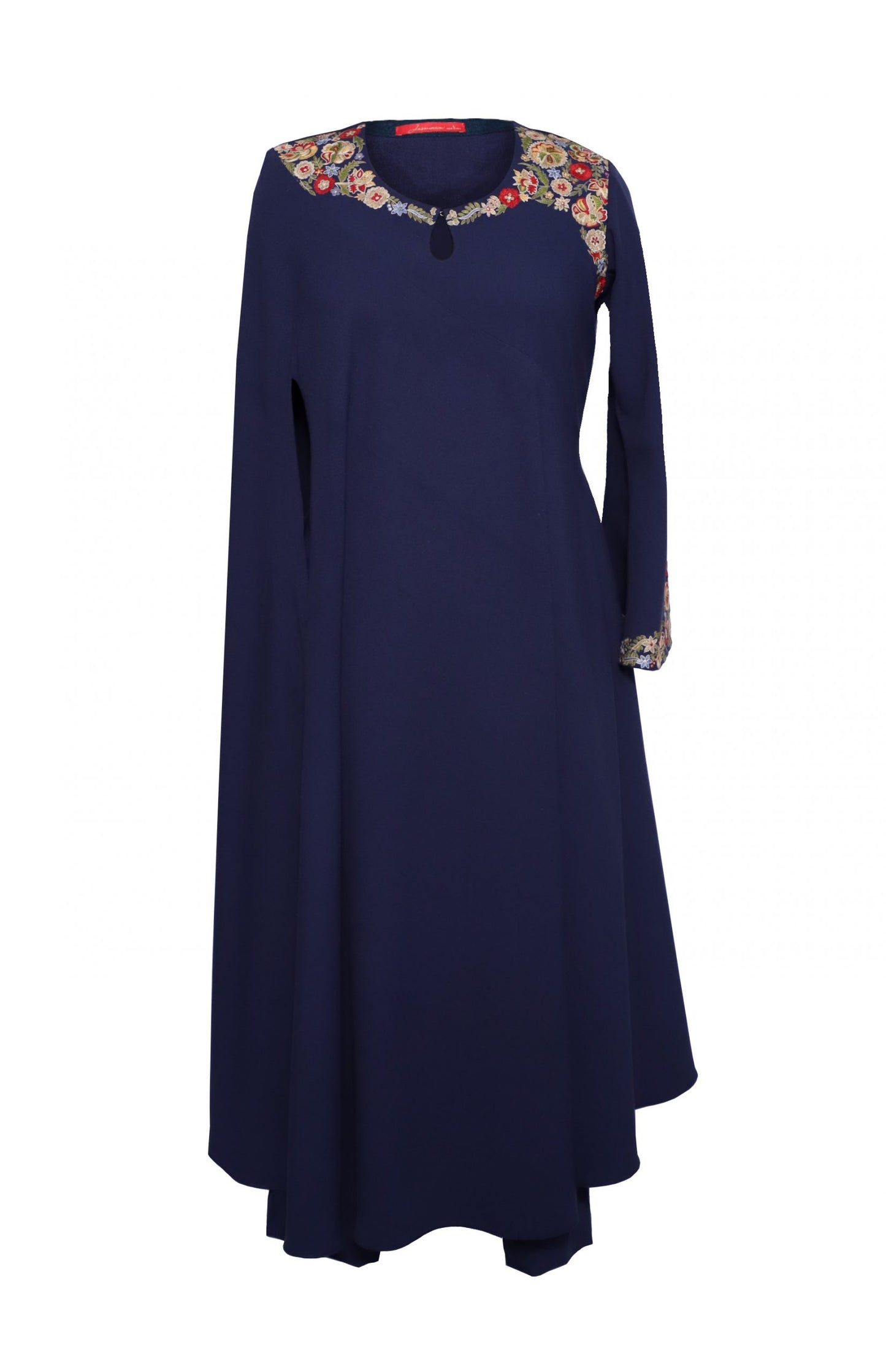 Navy Woollen Kaftan