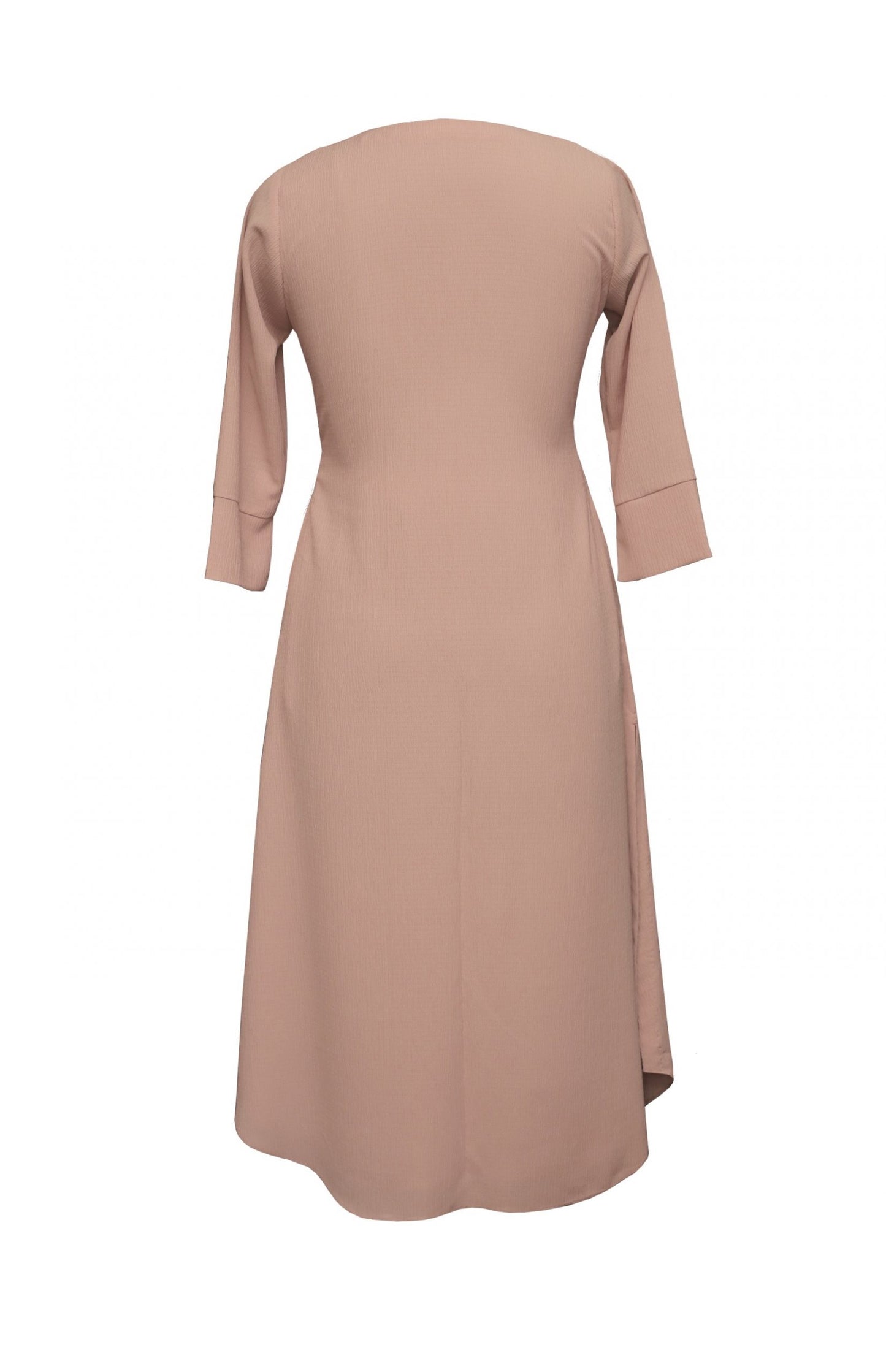 Blush Pink Embroidered Placket Kurta Set
