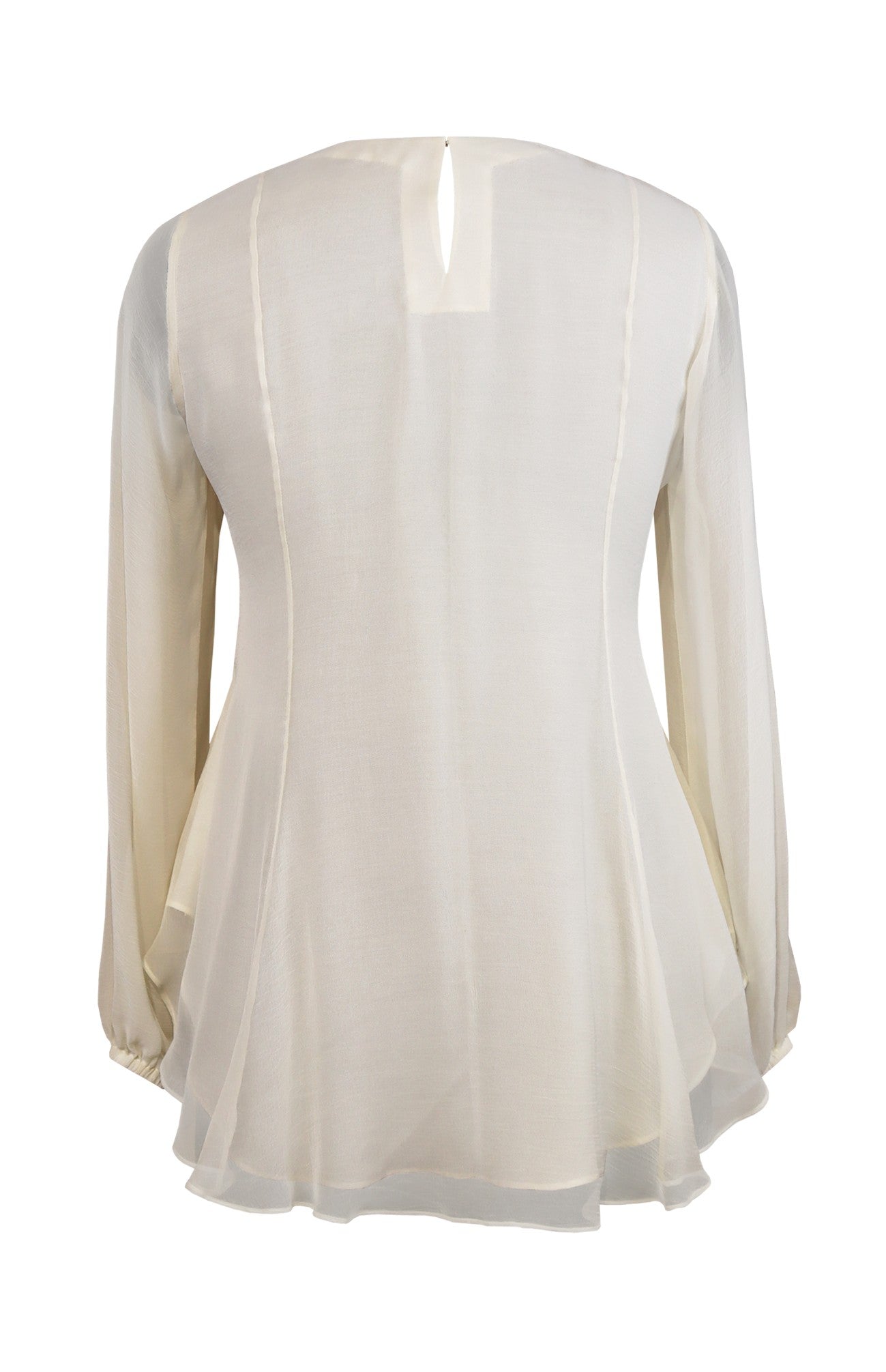 Ivory Chiffon Top