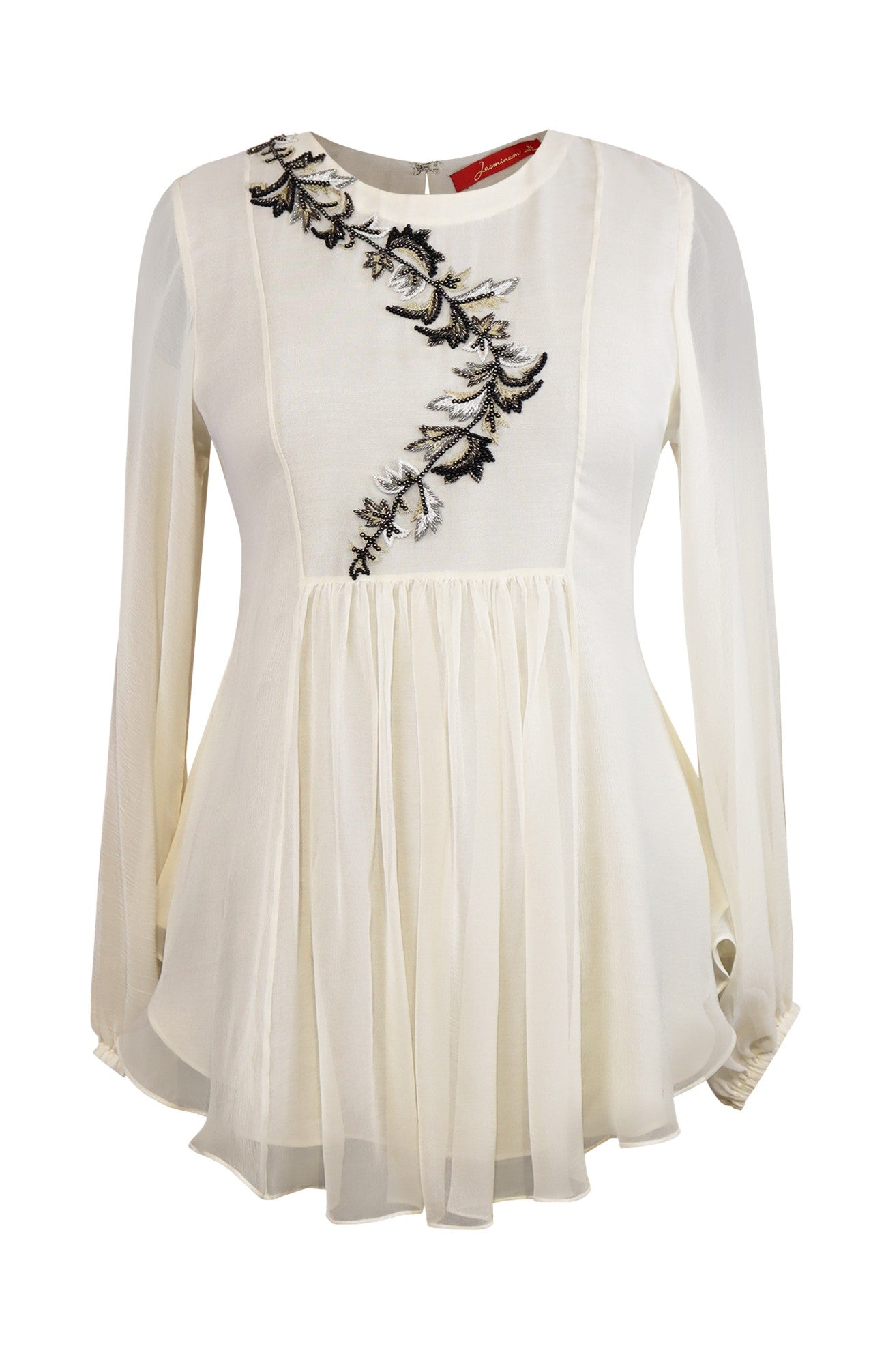 Ivory Chiffon Top