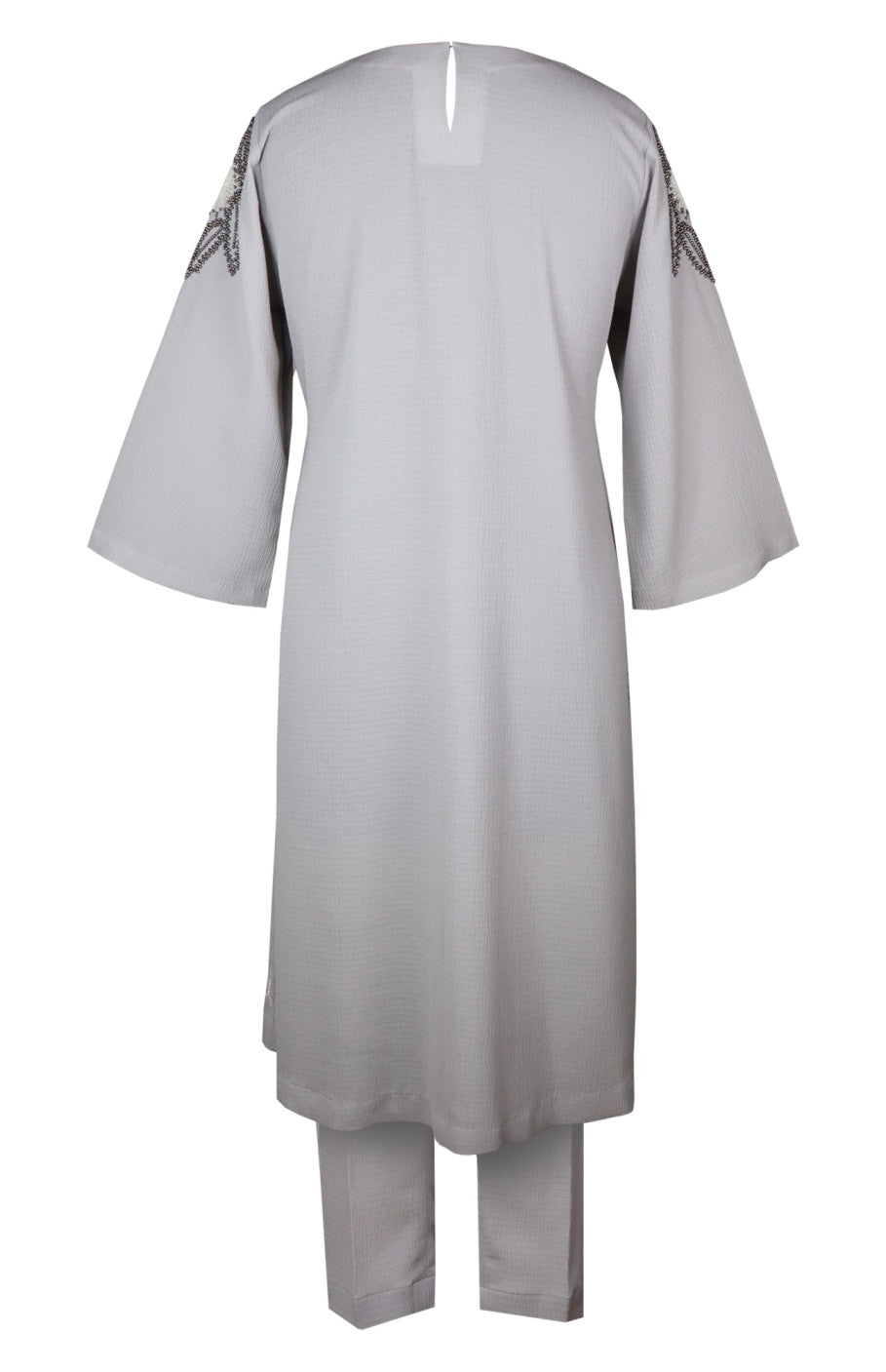 Jacket Style Kurta Set With Daisies