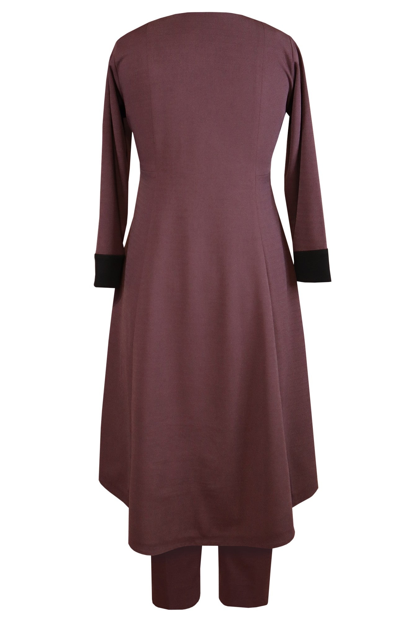 A-Line Kurta Set With U-Cut