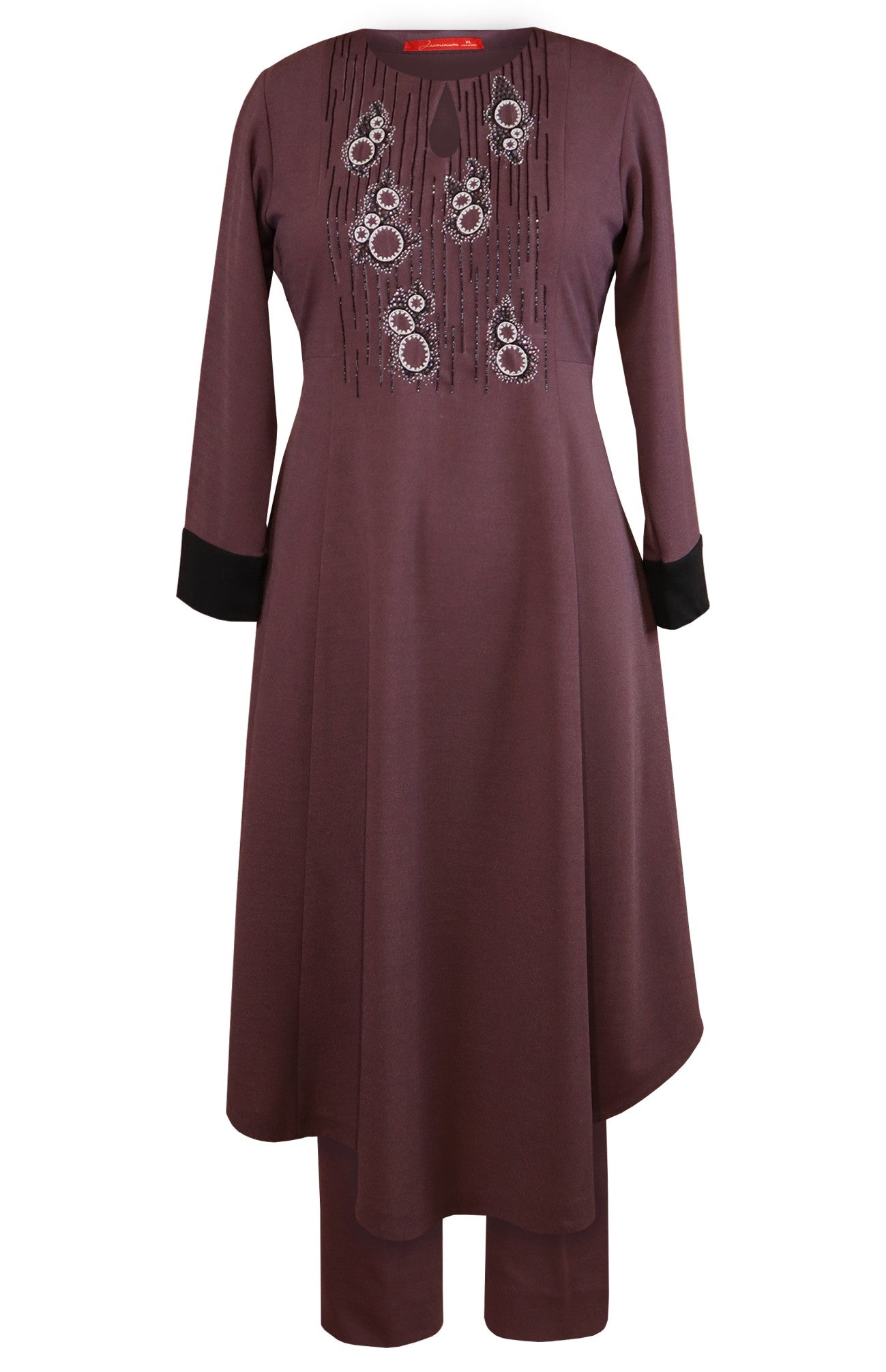 A-Line Kurta Set With U-Cut