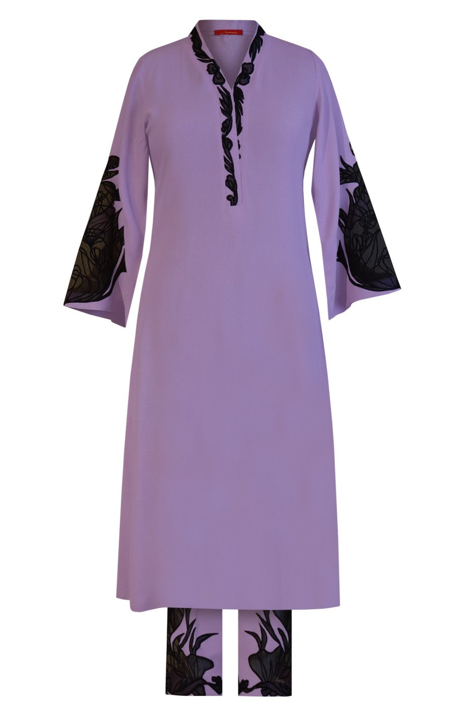 Appliqué Embroidery Kurta Set