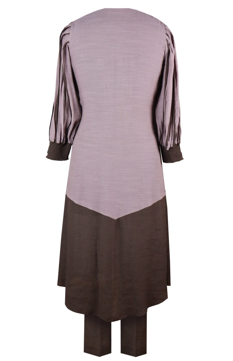 Colour Block Kurta Set