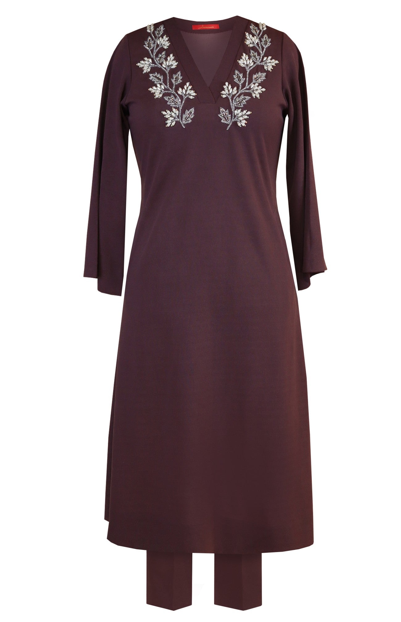 Grape Vine Embroidery Kurta Set