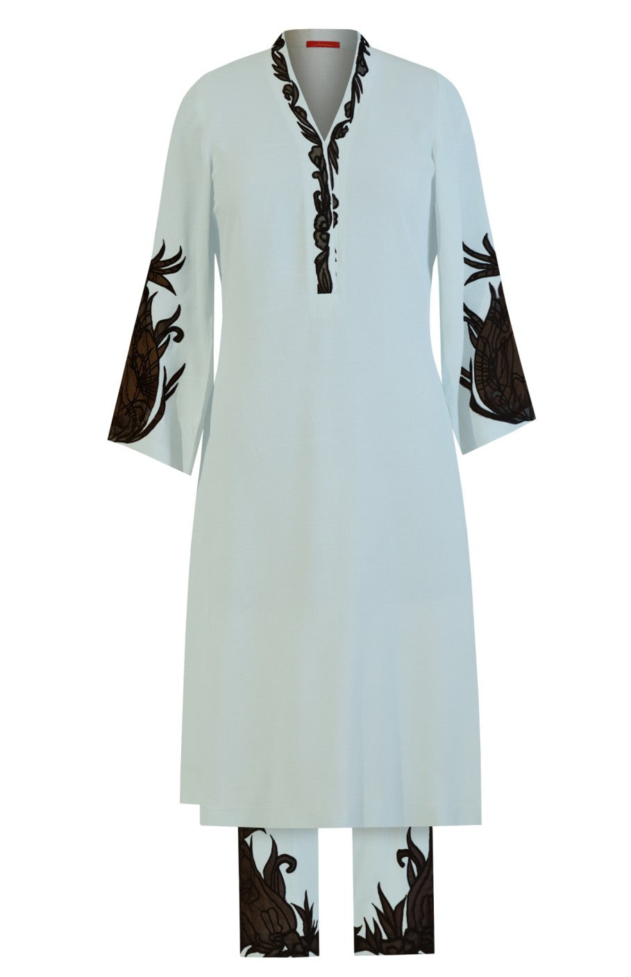 Appliqué Embroidery Kurta Set