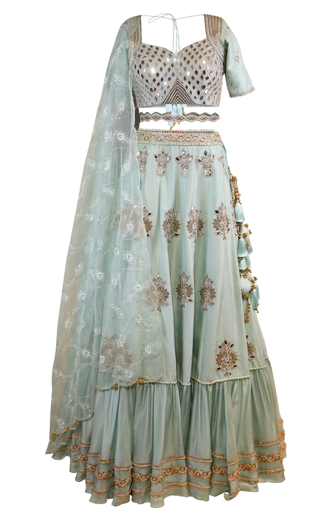 Mirror Work Lehnga Choli