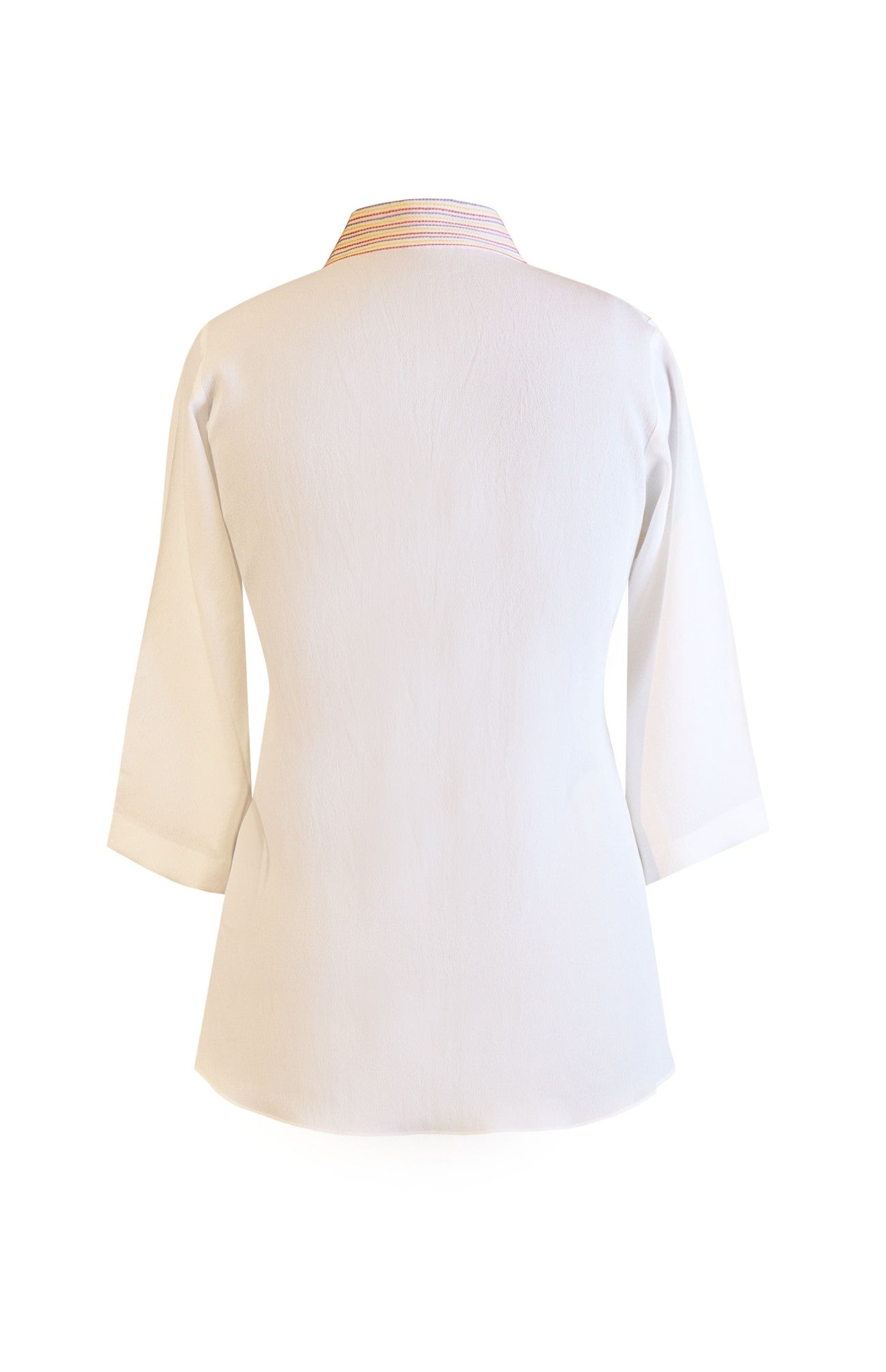 Milky White Crepe Top