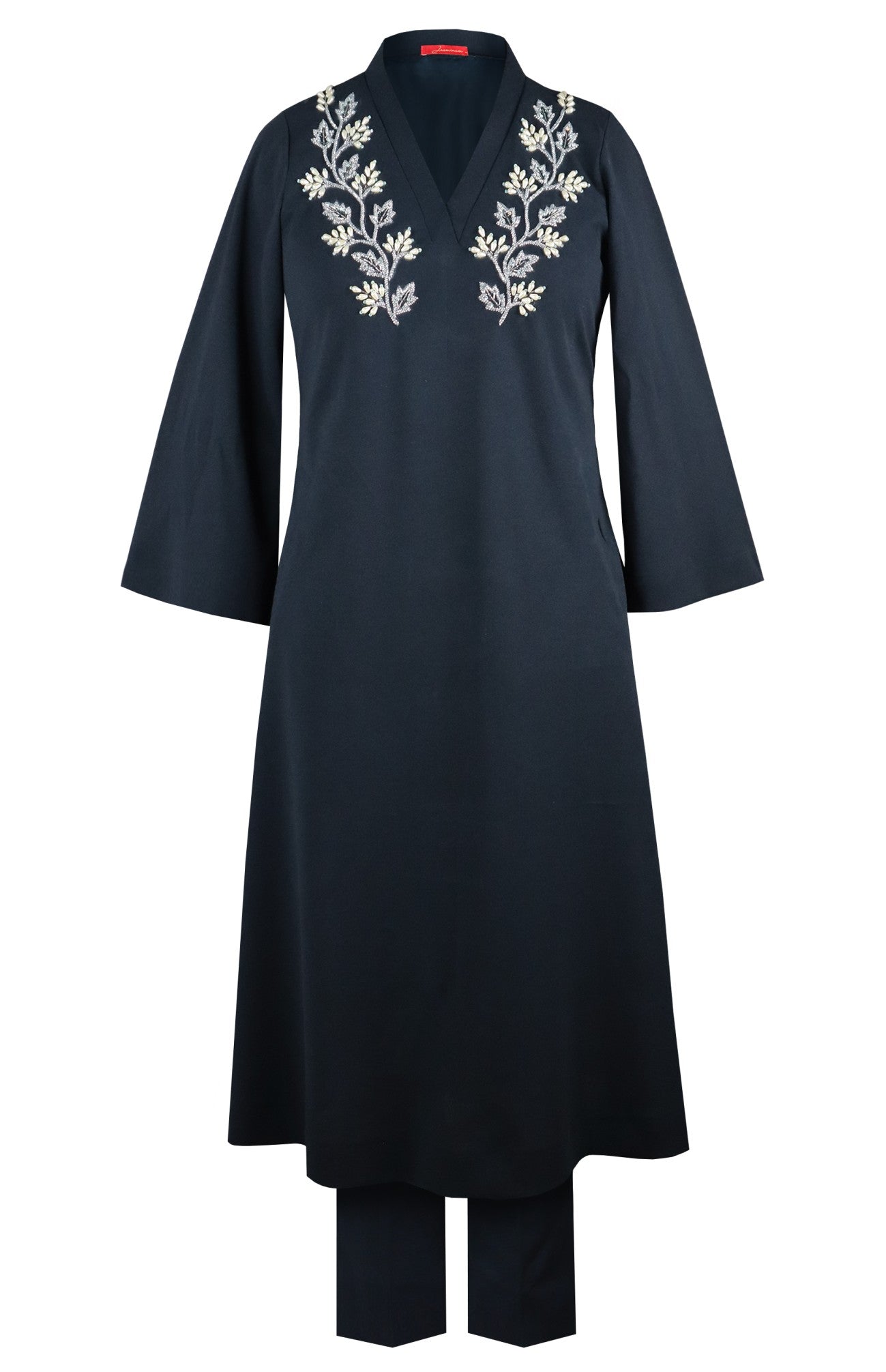 Grape Vine Embroidery Kurta Set