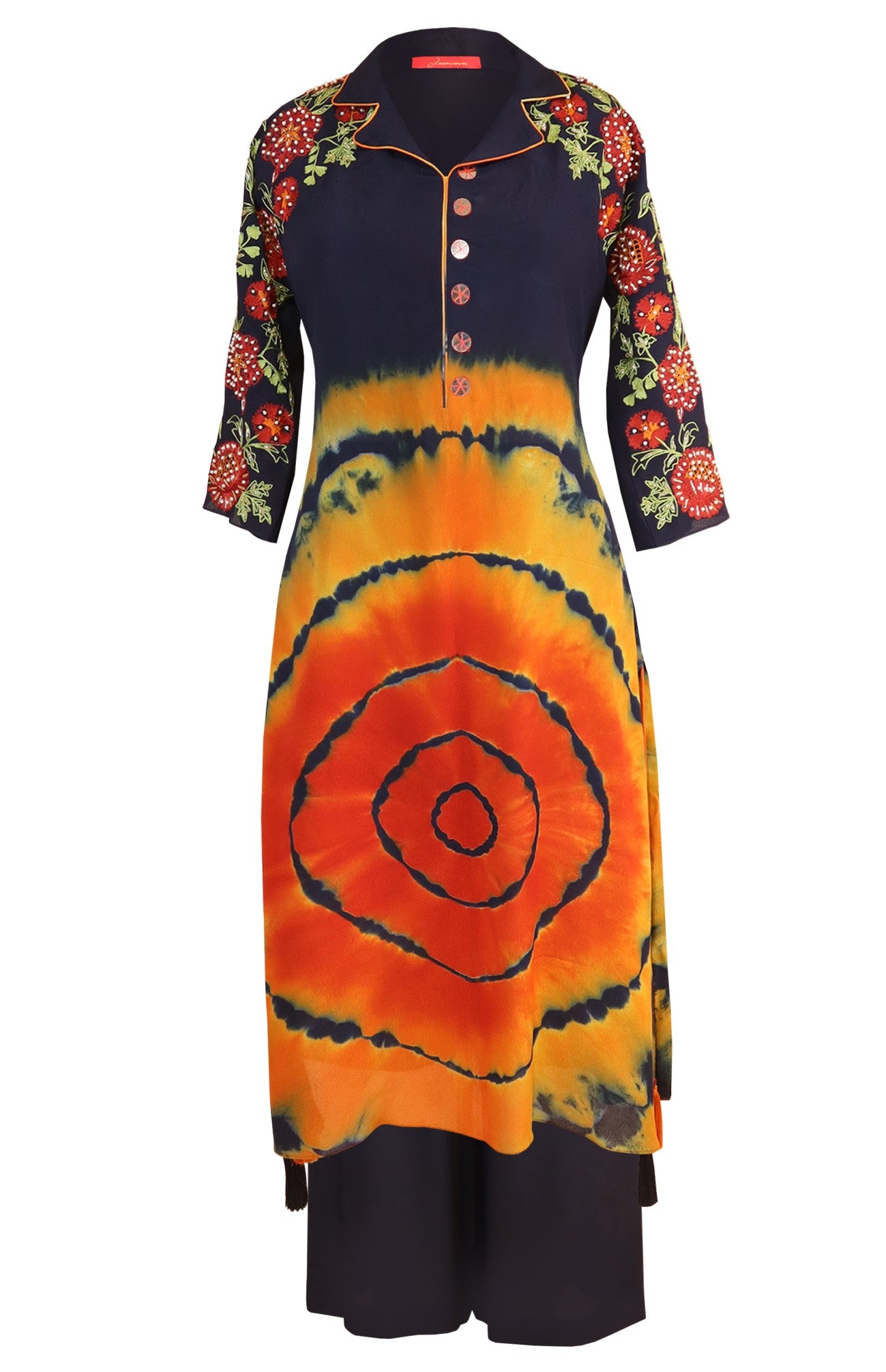 Circular Tie N Dye Kurta Set