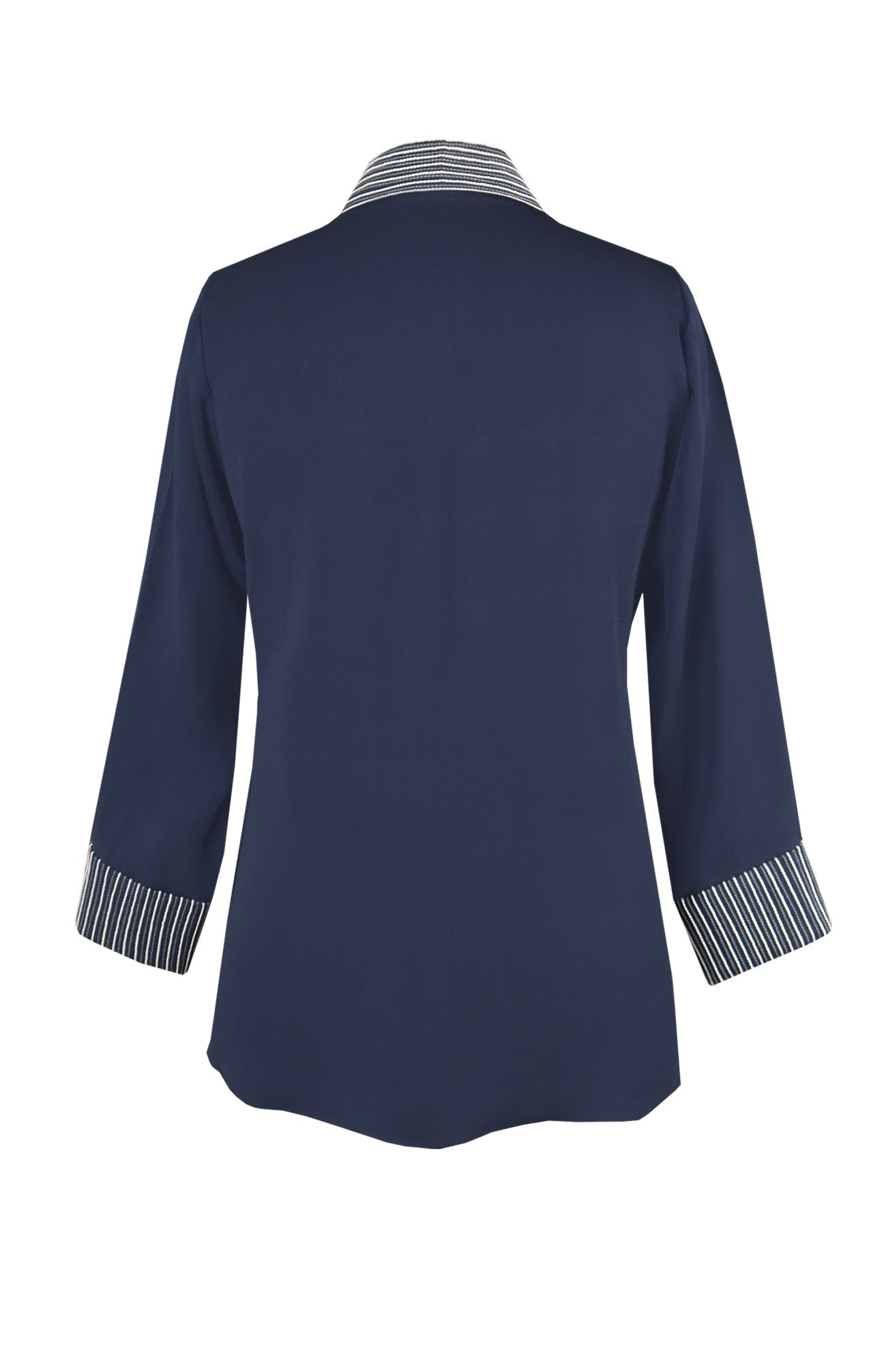 Palm Leaves Top - NAVY
