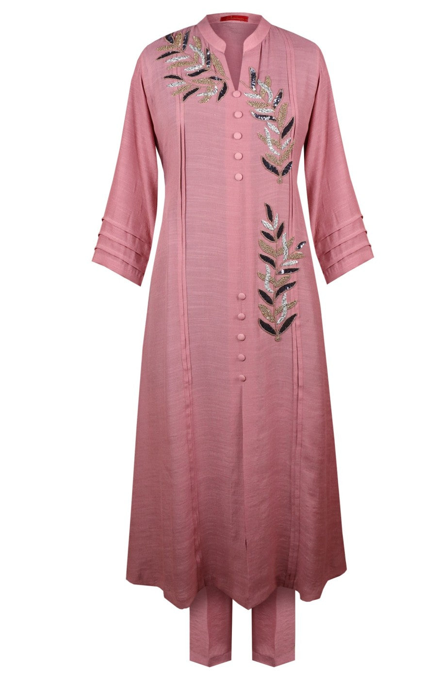 Palm Leaves A-Line Kurta Set